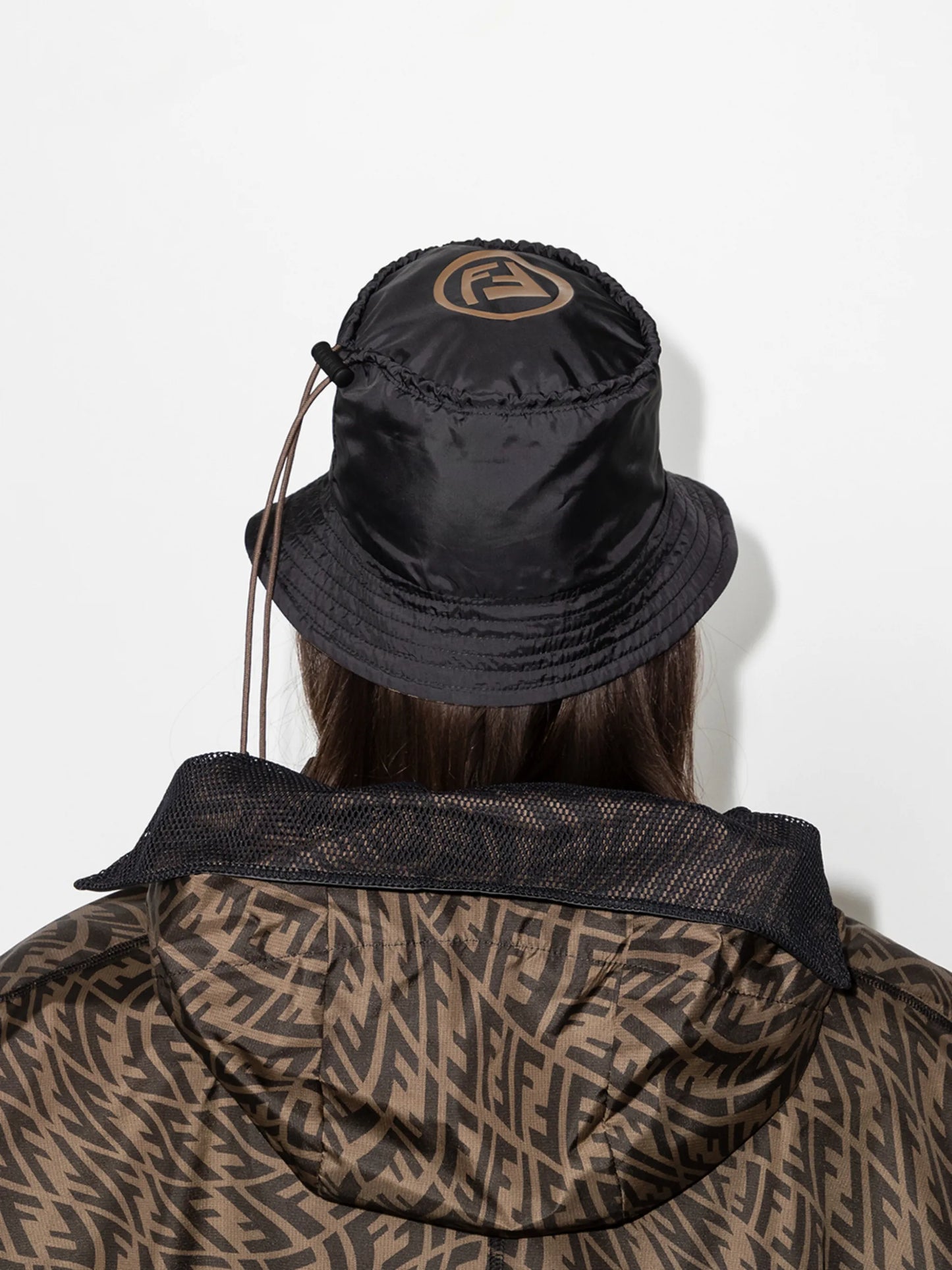 wave monogram bucket hat
