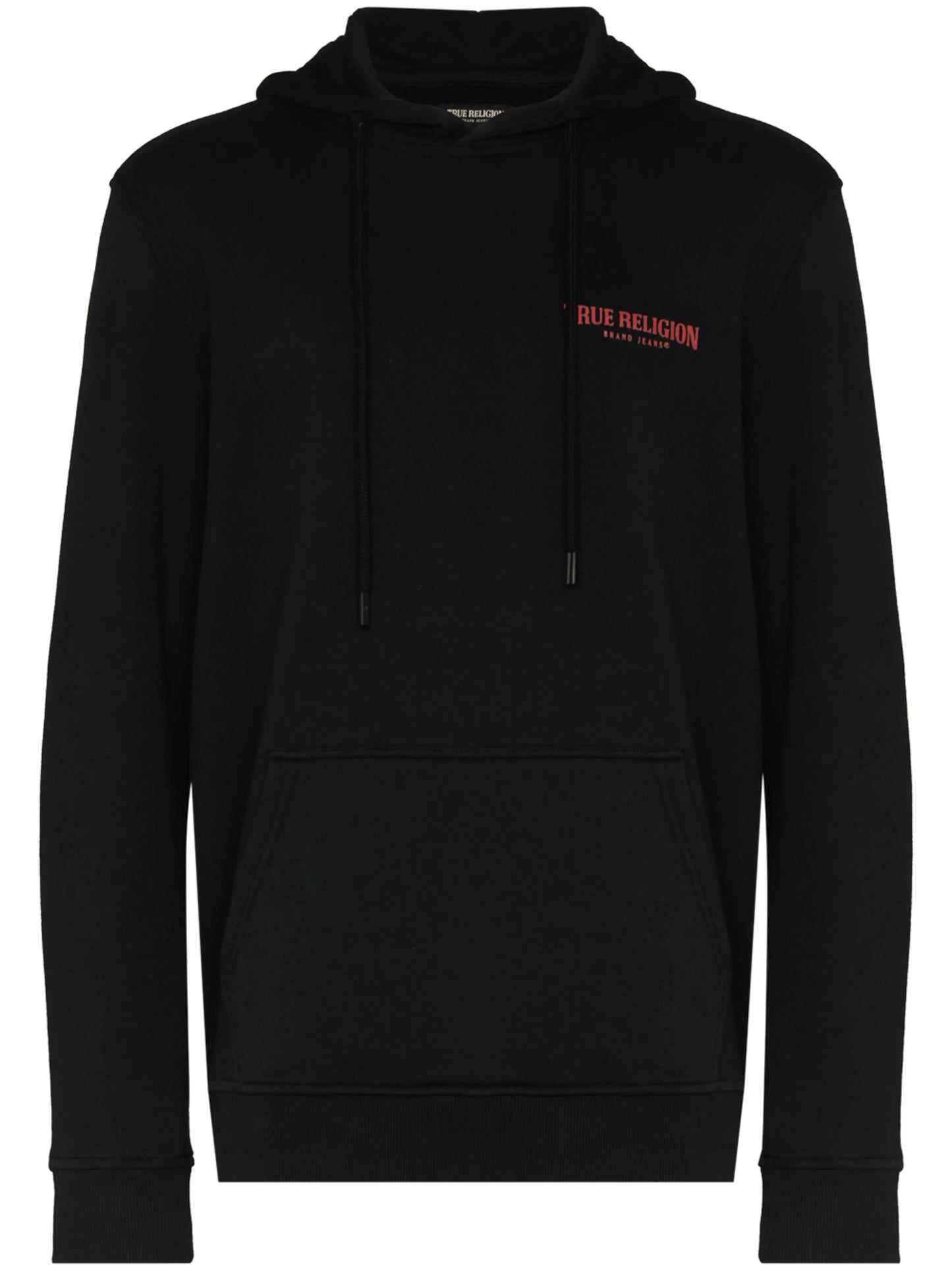 logo-print hooded sweatshirt