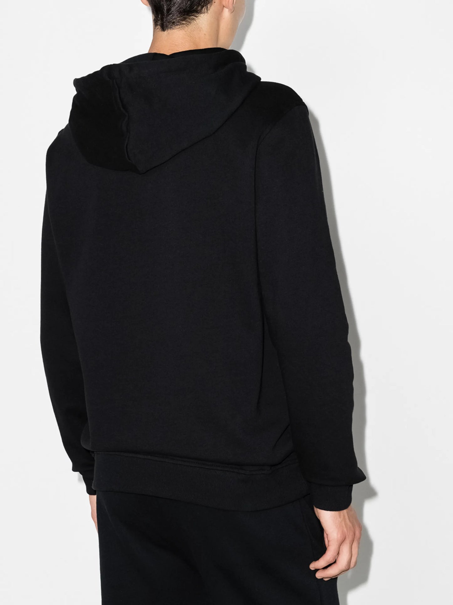 logo-print hooded sweatshirt