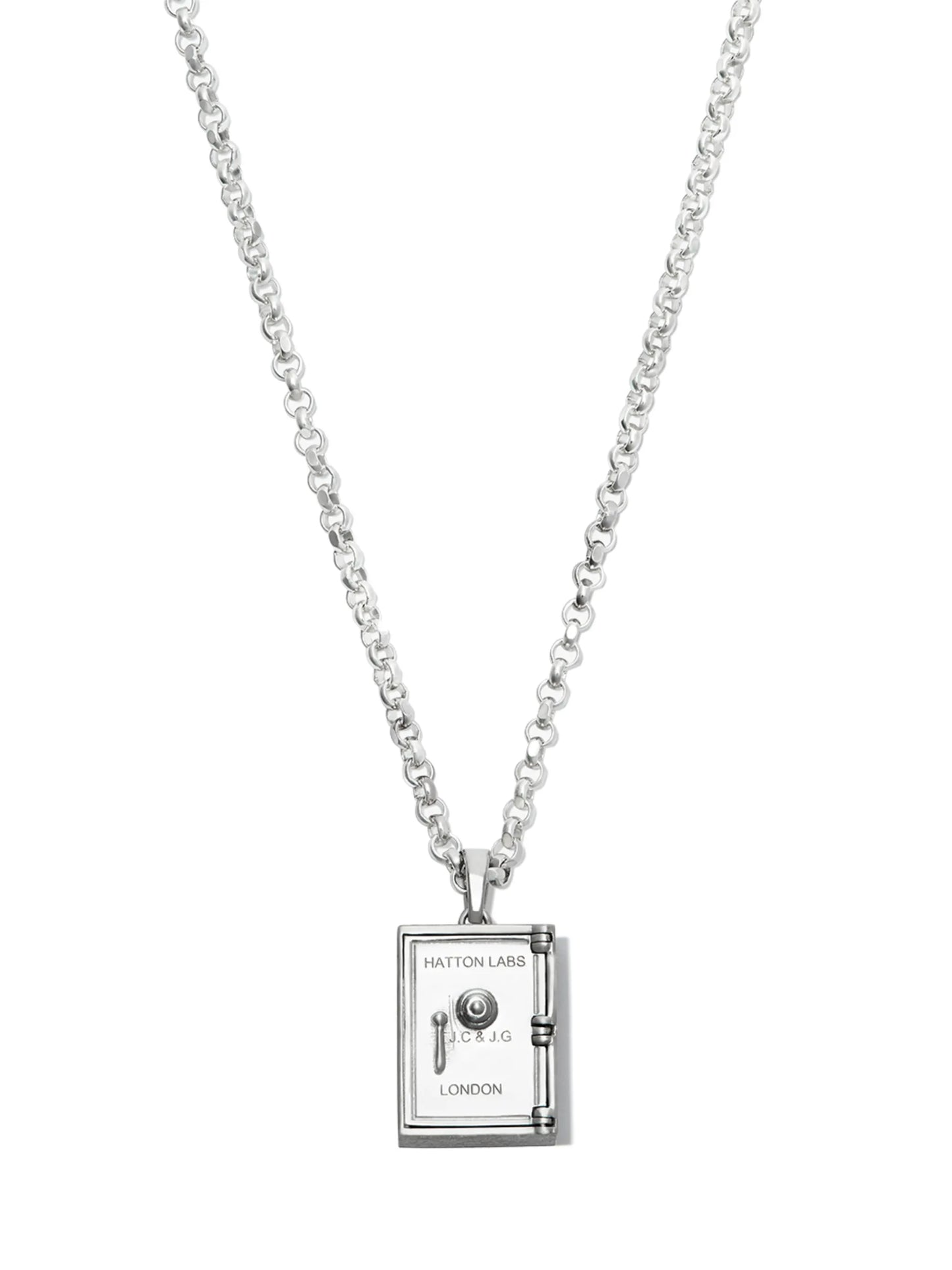Safe-pendant chain necklace