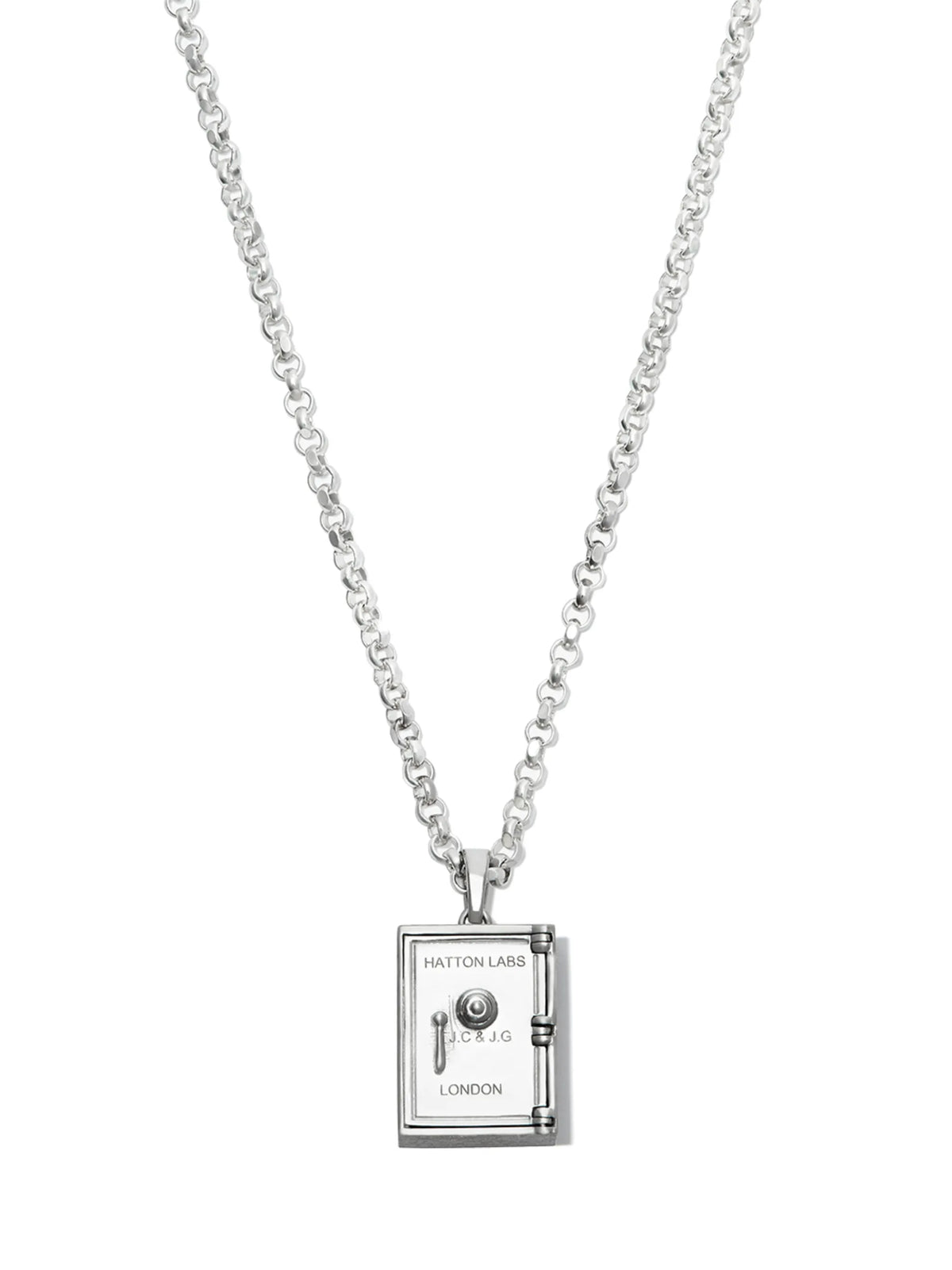 Safe-pendant chain necklace