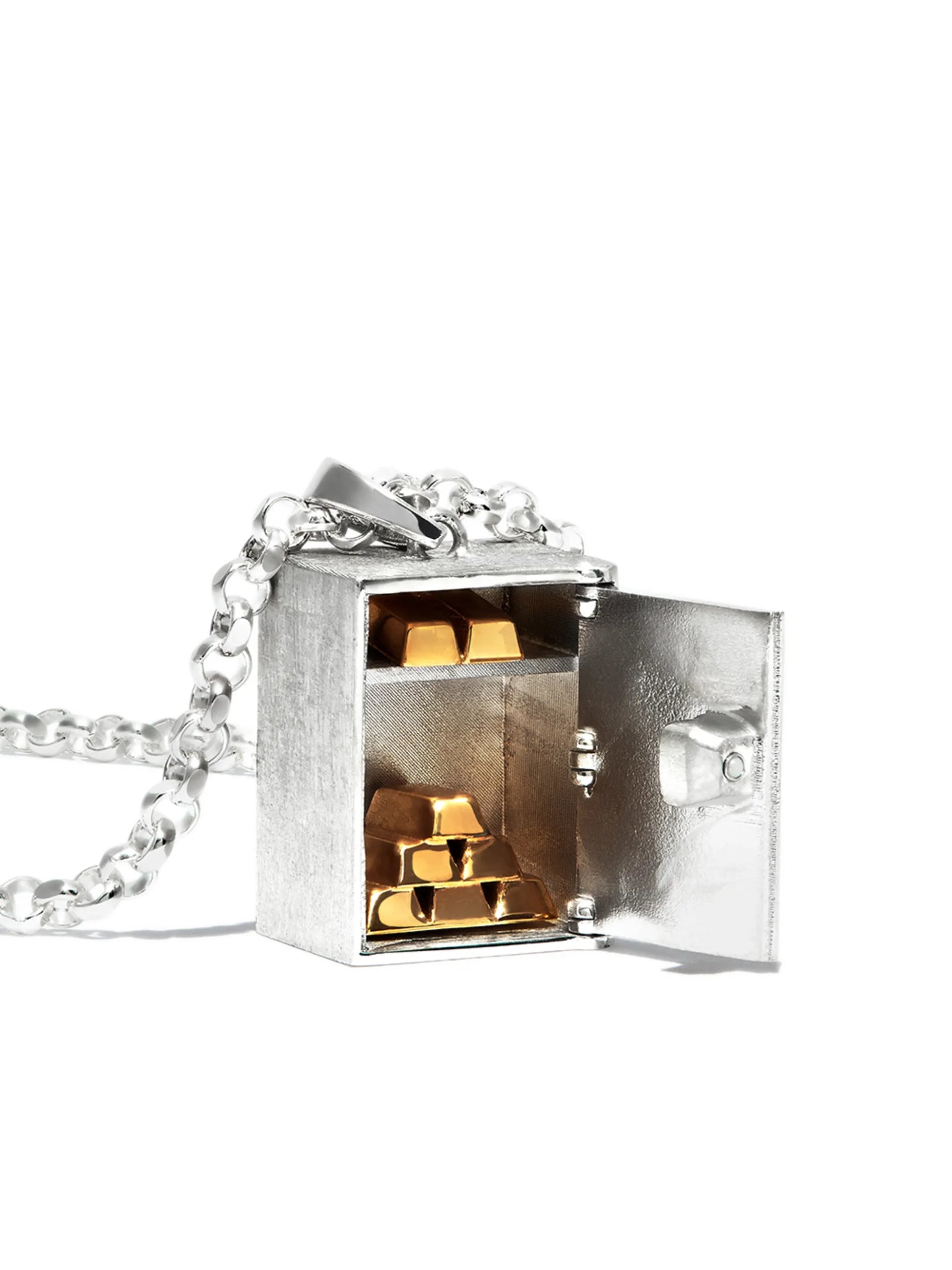 Safe-pendant chain necklace