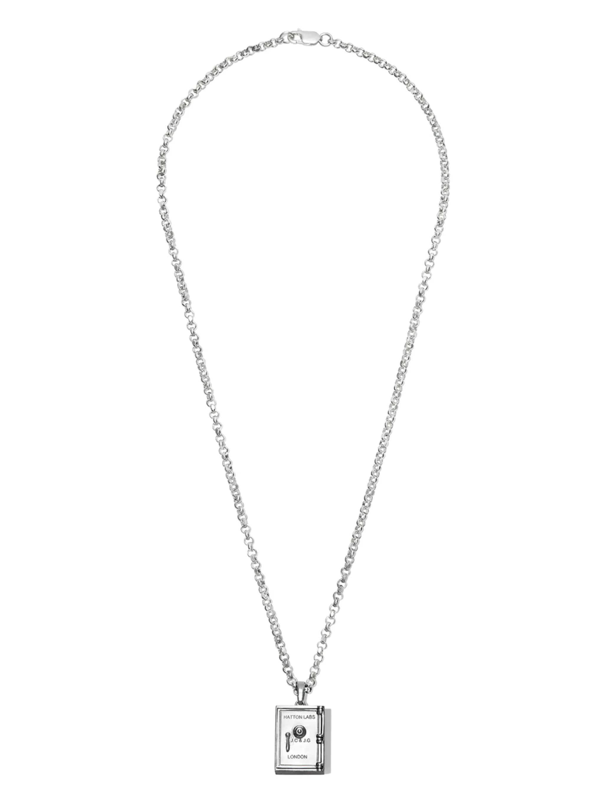 Safe-pendant chain necklace