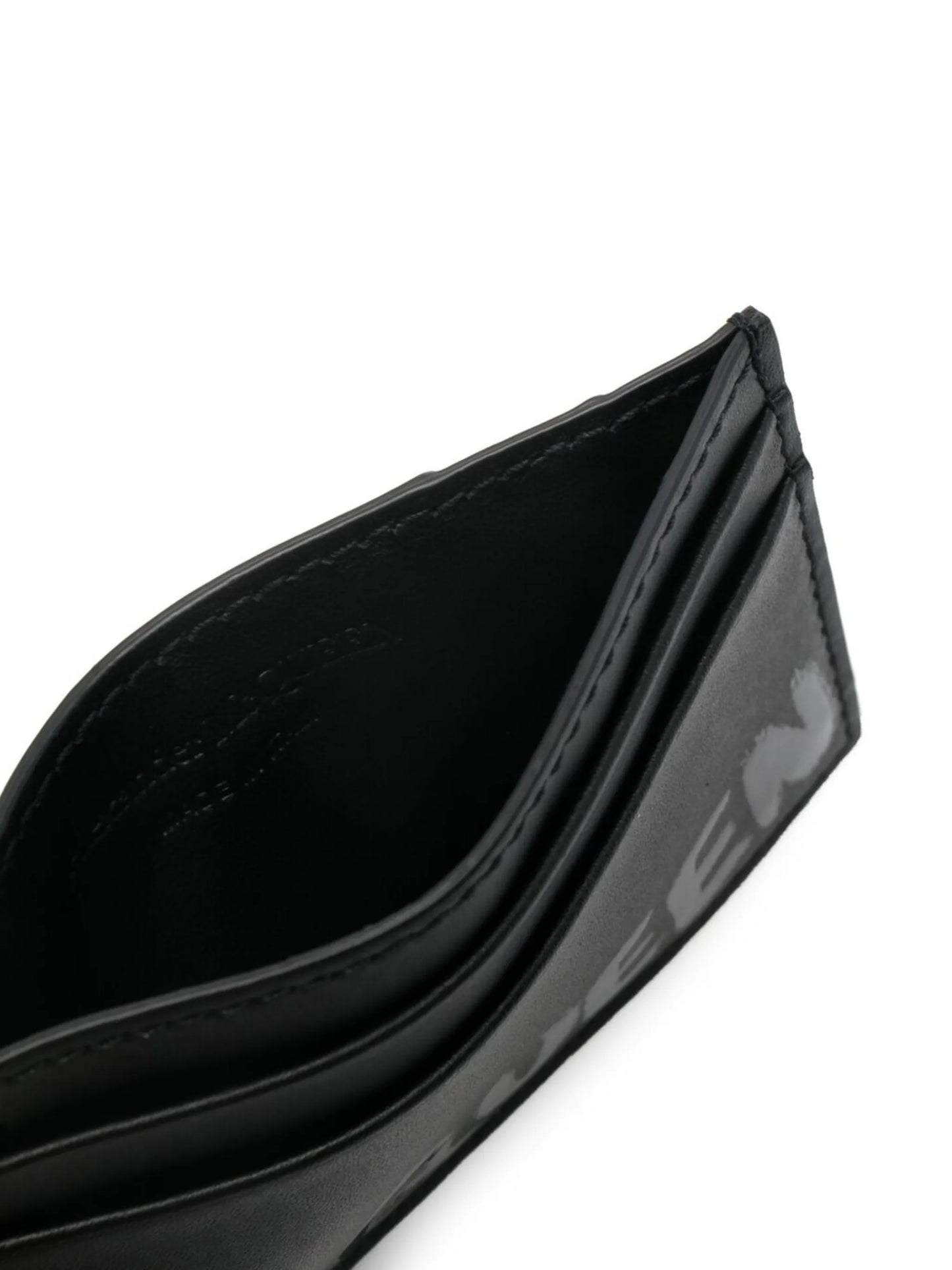 logo-print cardholder