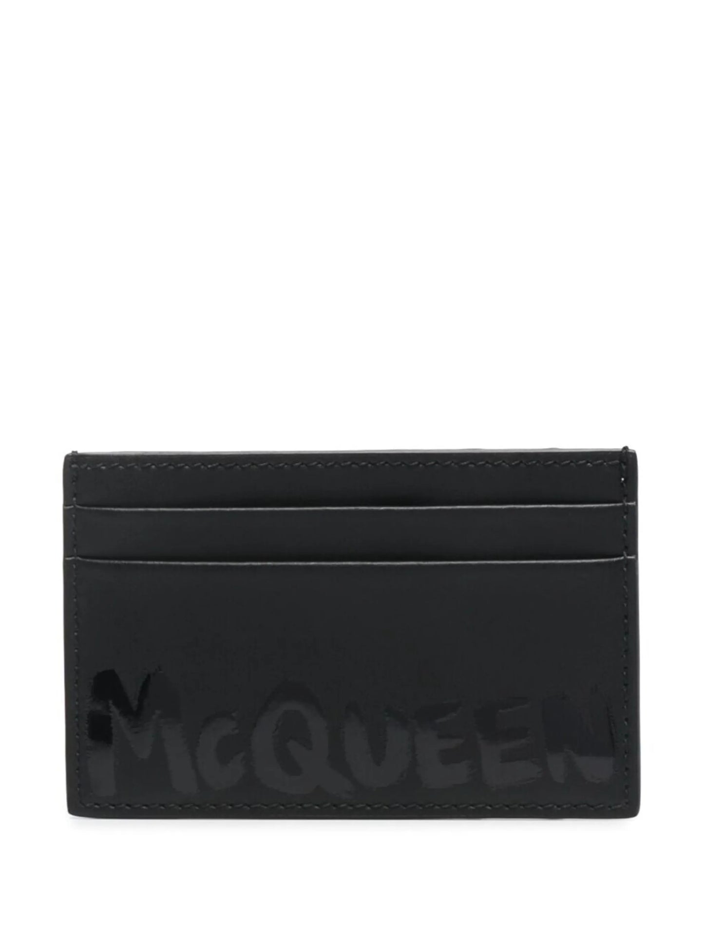 logo-print cardholder