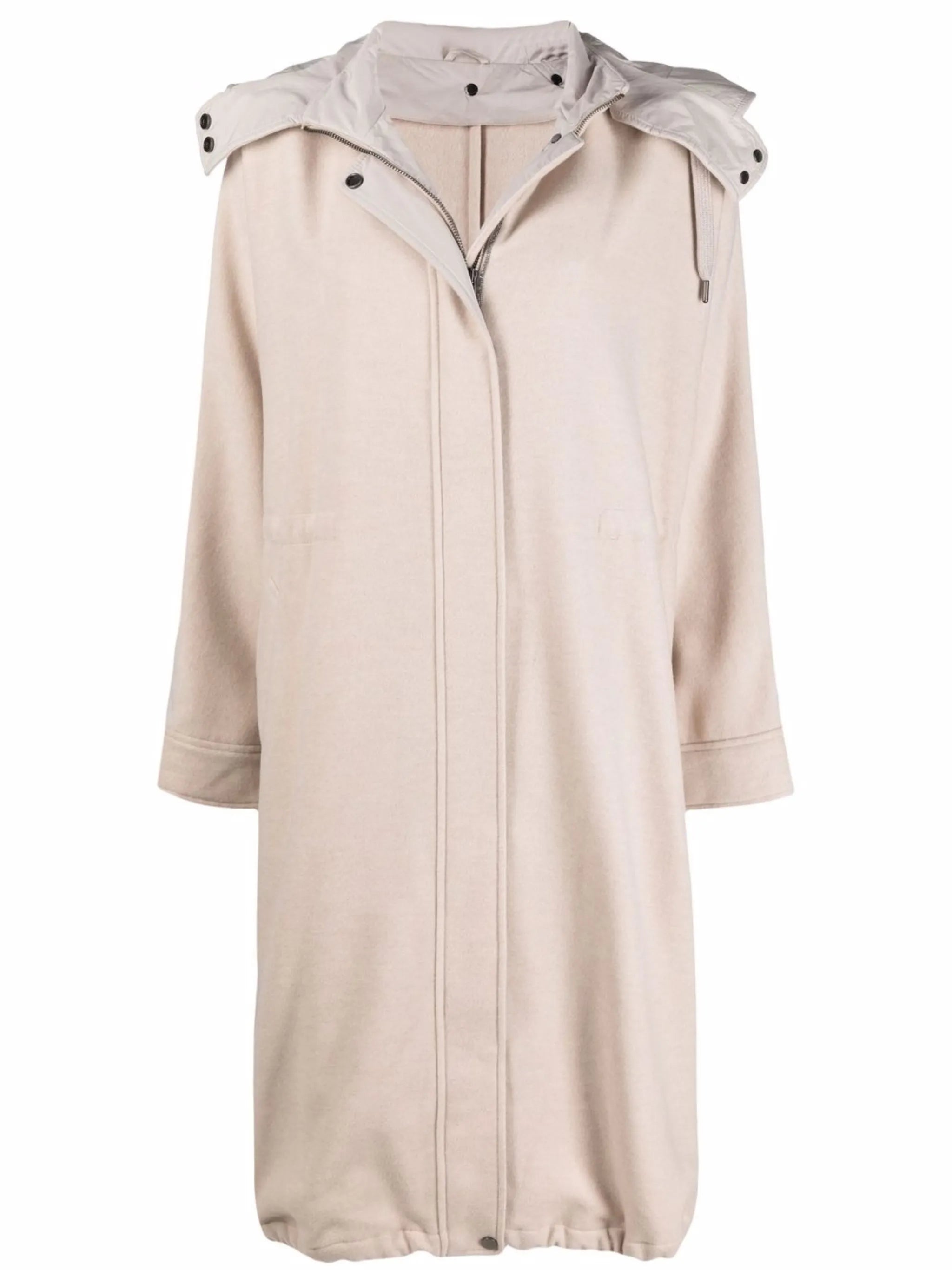 hooded parka coat
