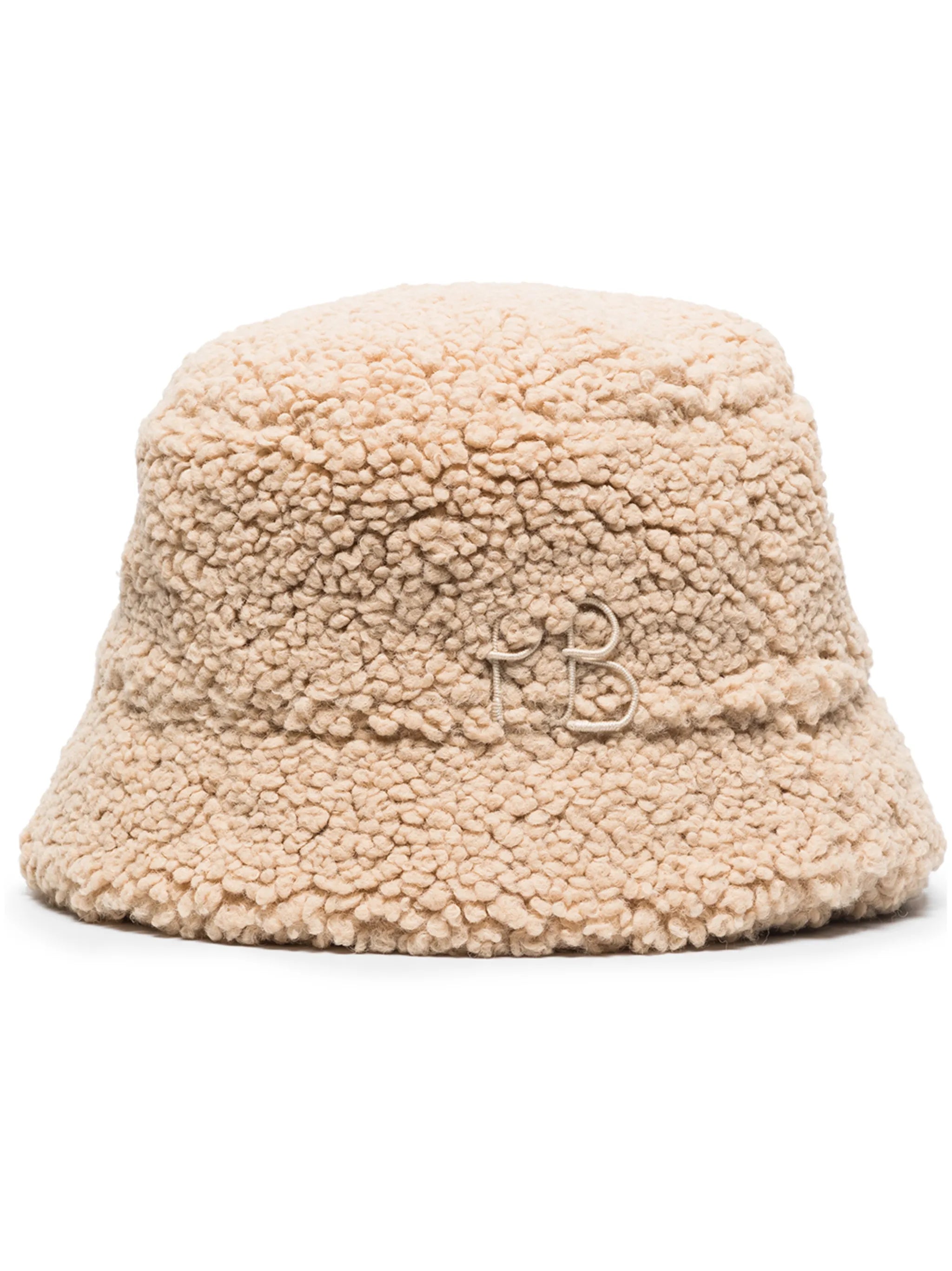 Teddy faux-shearling bucket hat