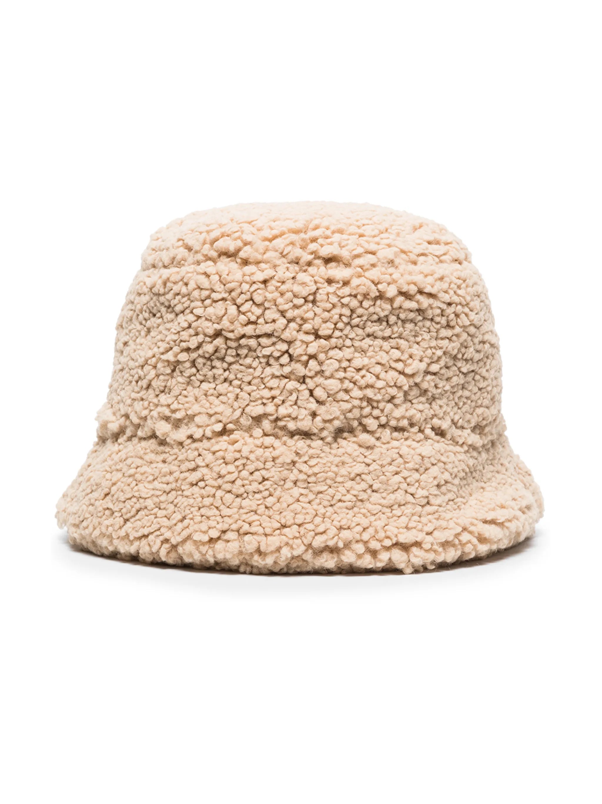 Teddy faux-shearling bucket hat