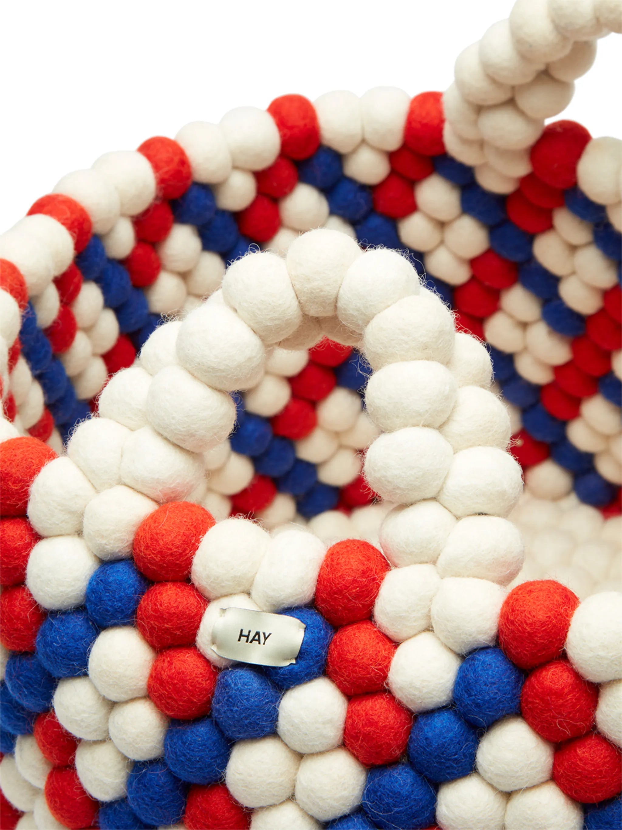 Bead argyle pattern basket