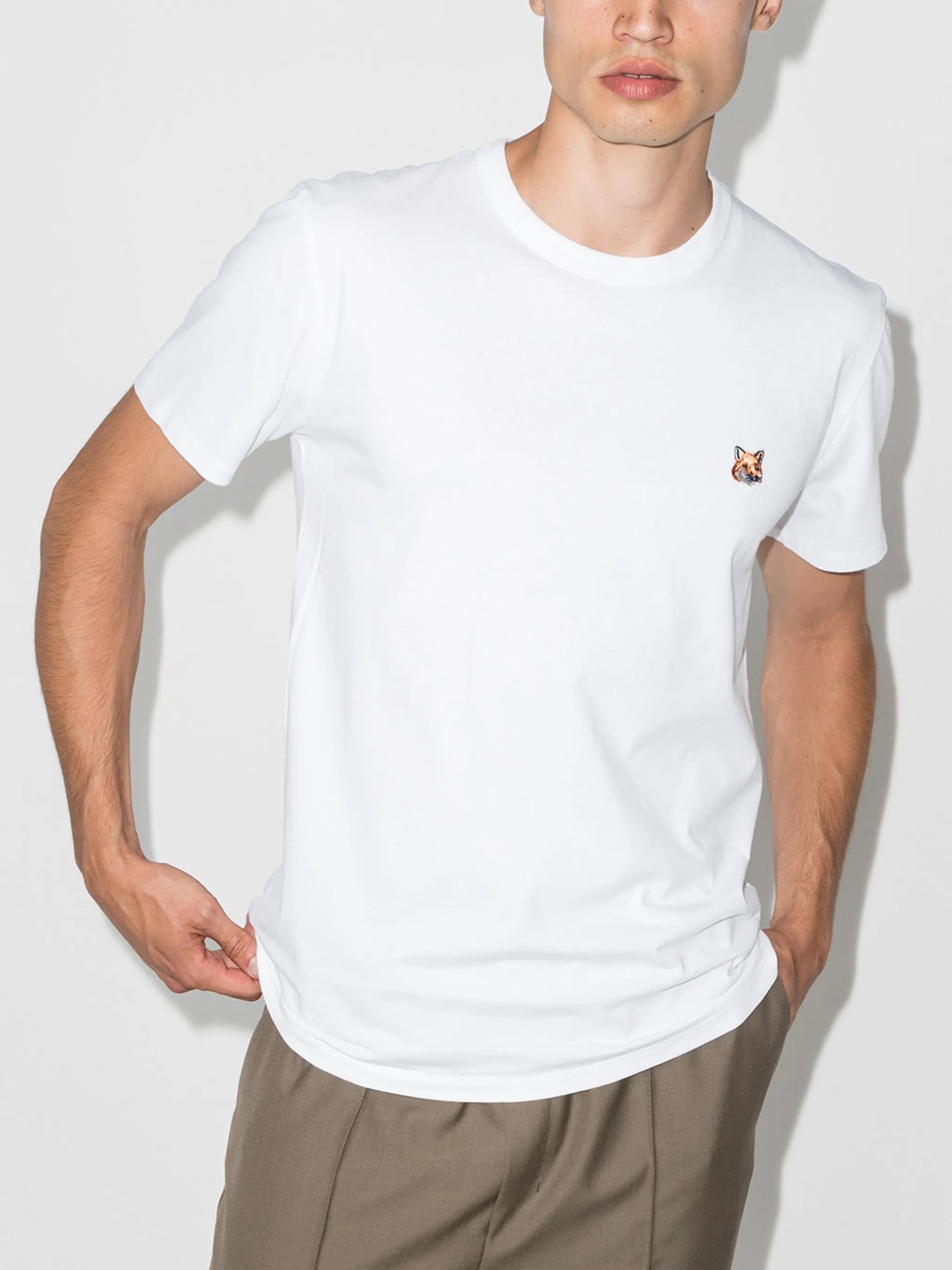 fox-patch T-shirt