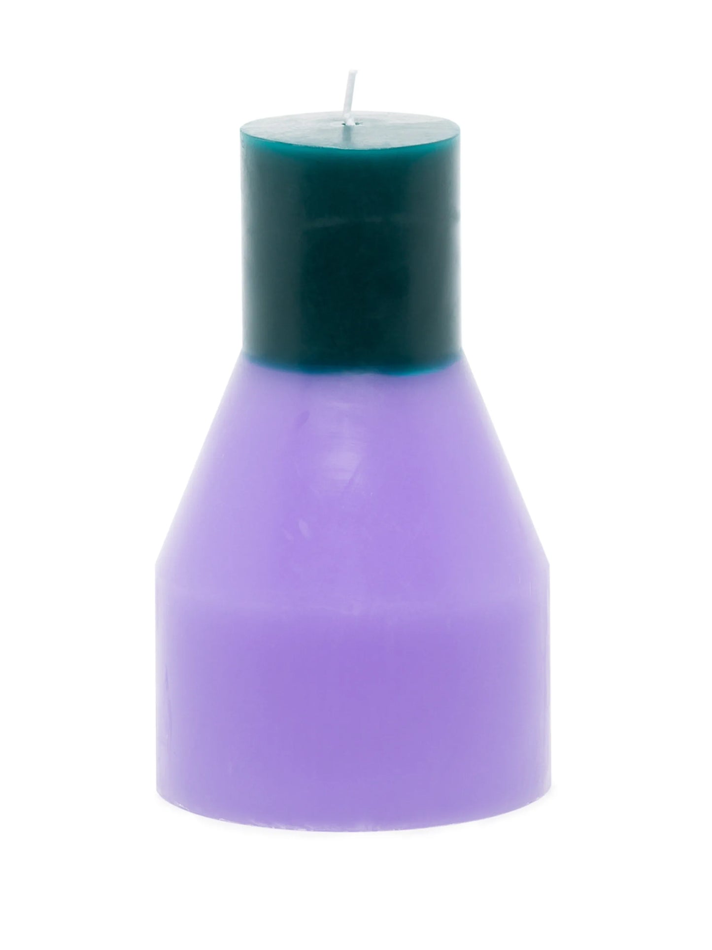 Pillar colour-block candle