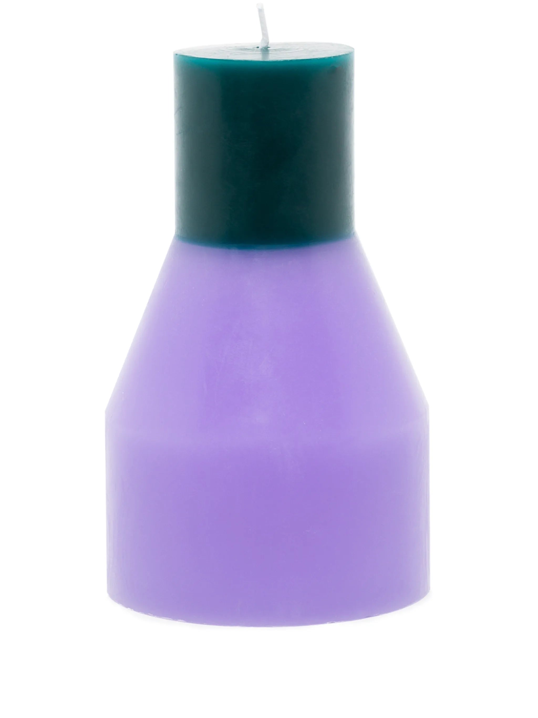 Pillar colour-block candle
