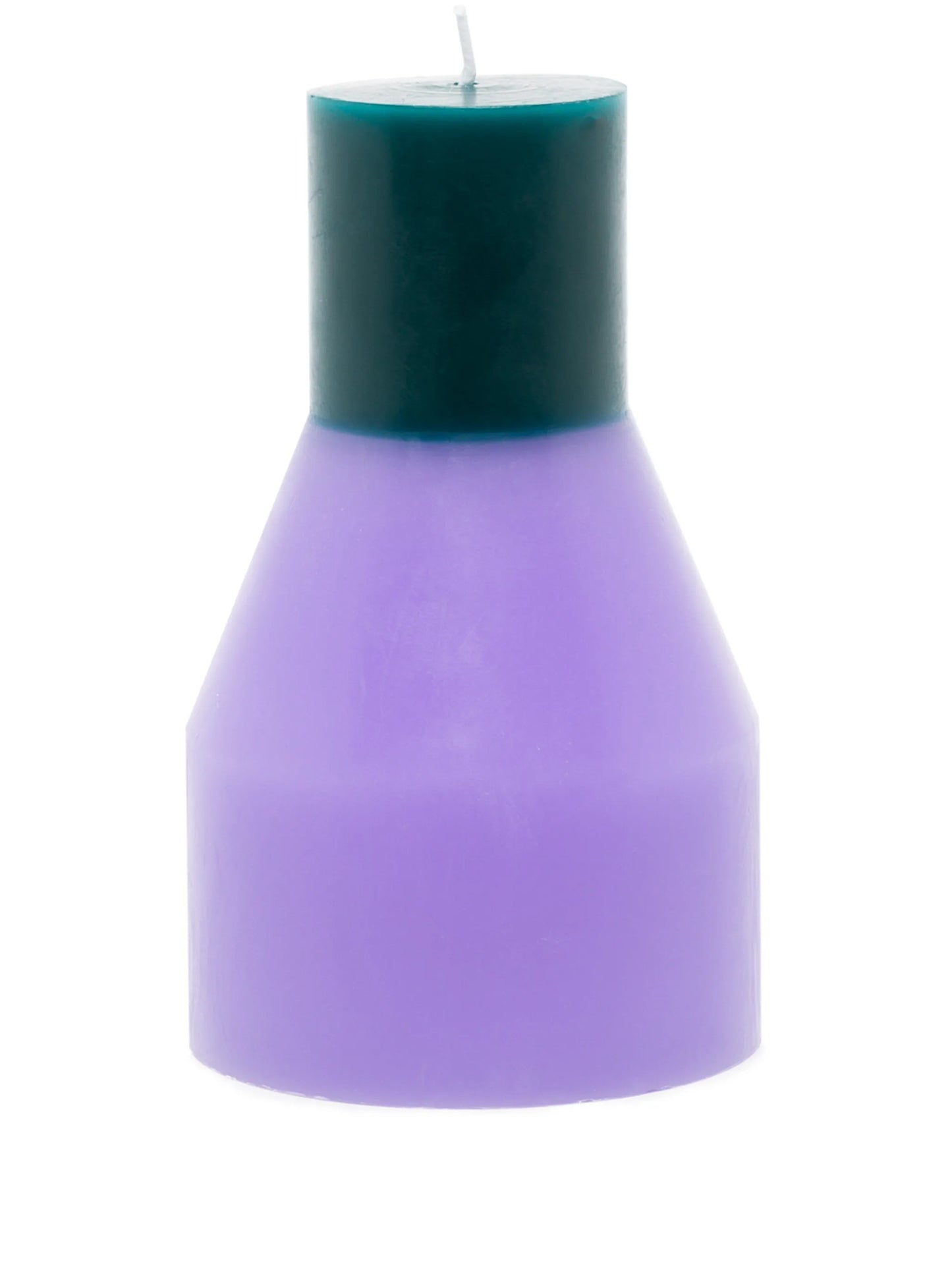 Pillar colour-block candle