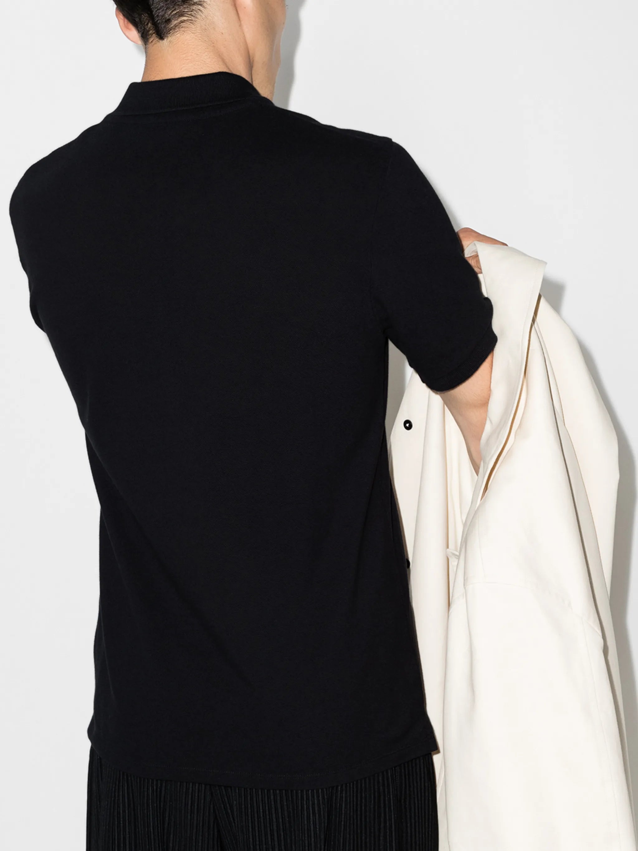 fox-patch polo shirt