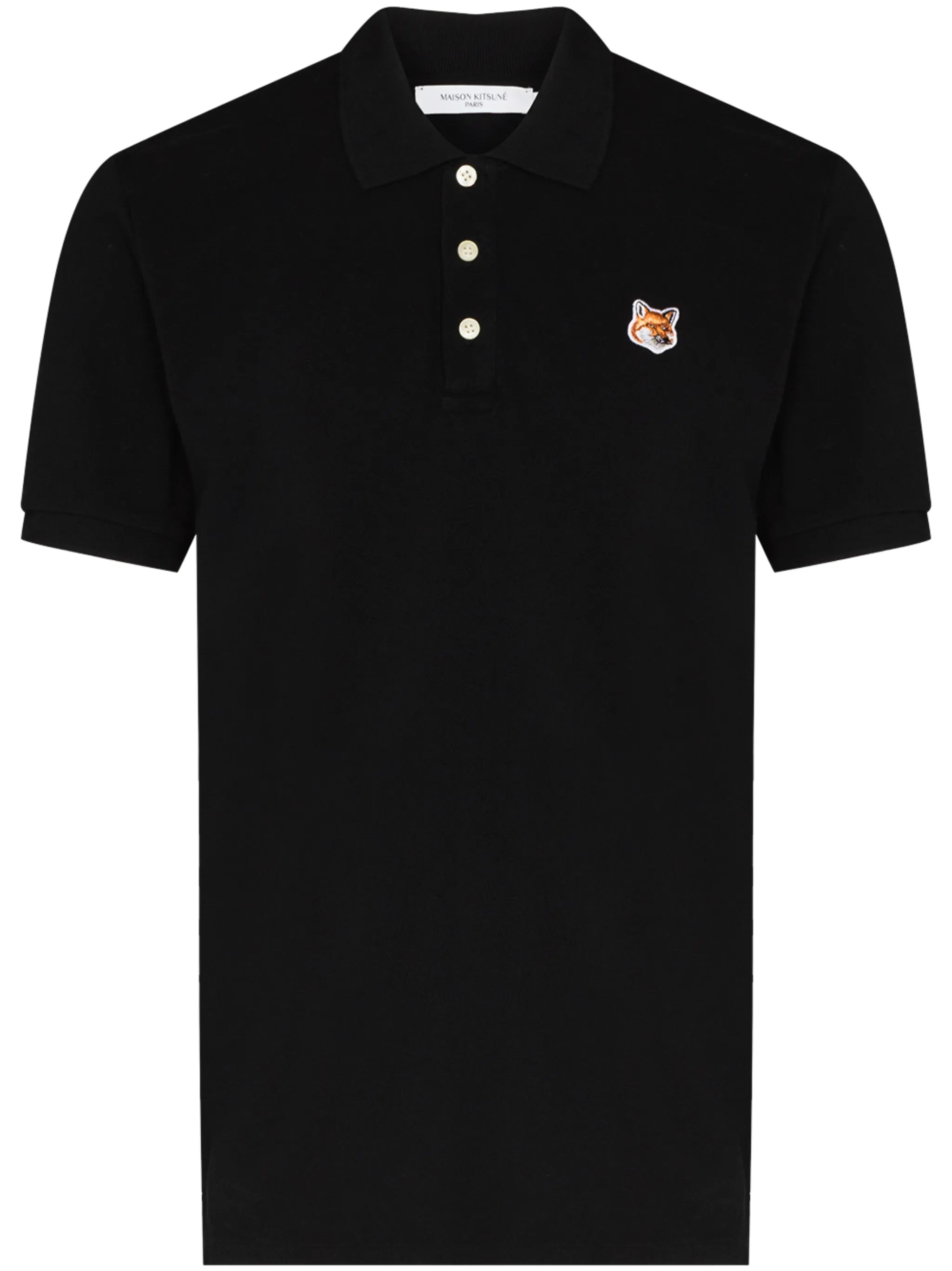fox-patch polo shirt