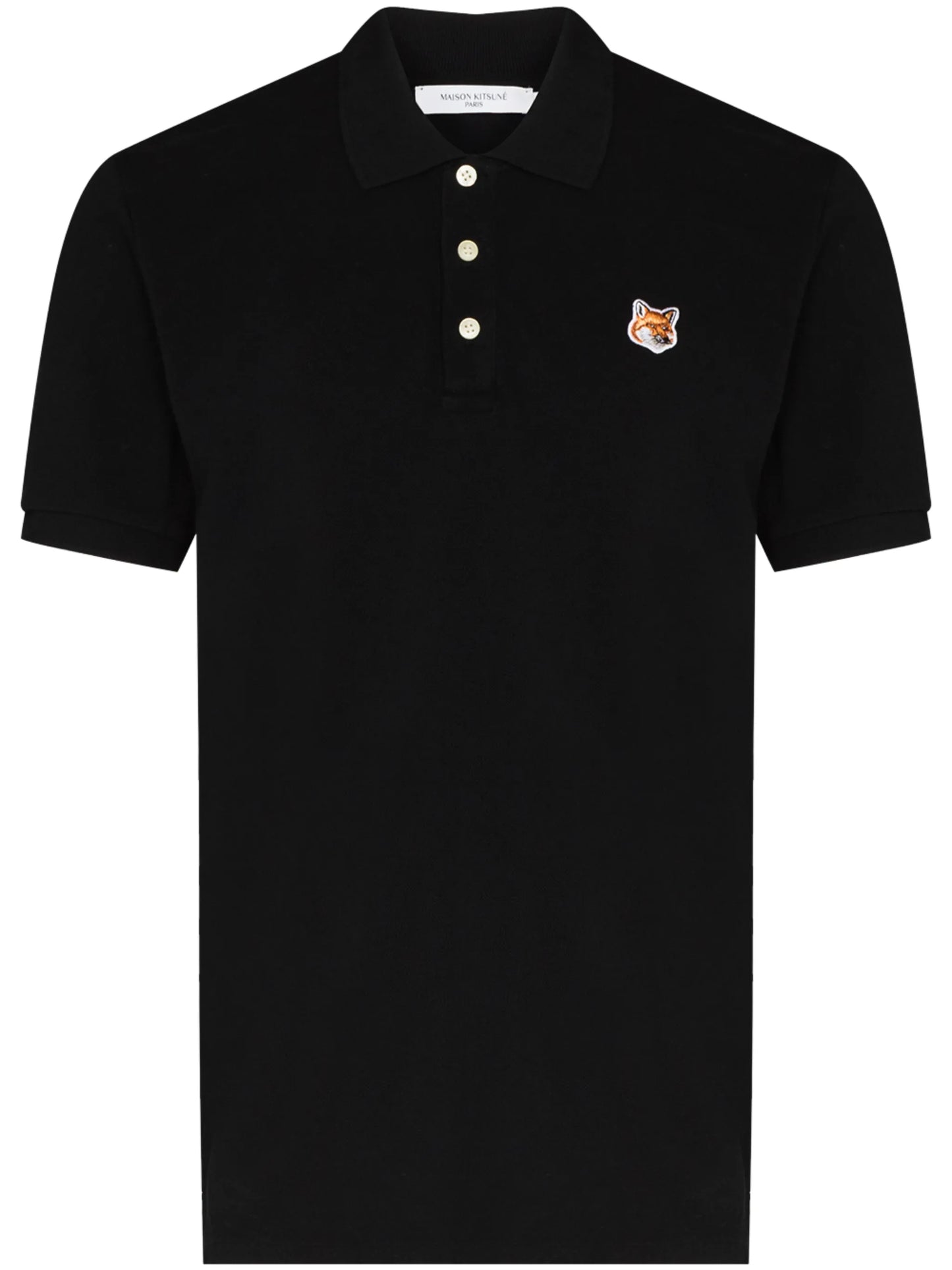 fox-patch polo shirt