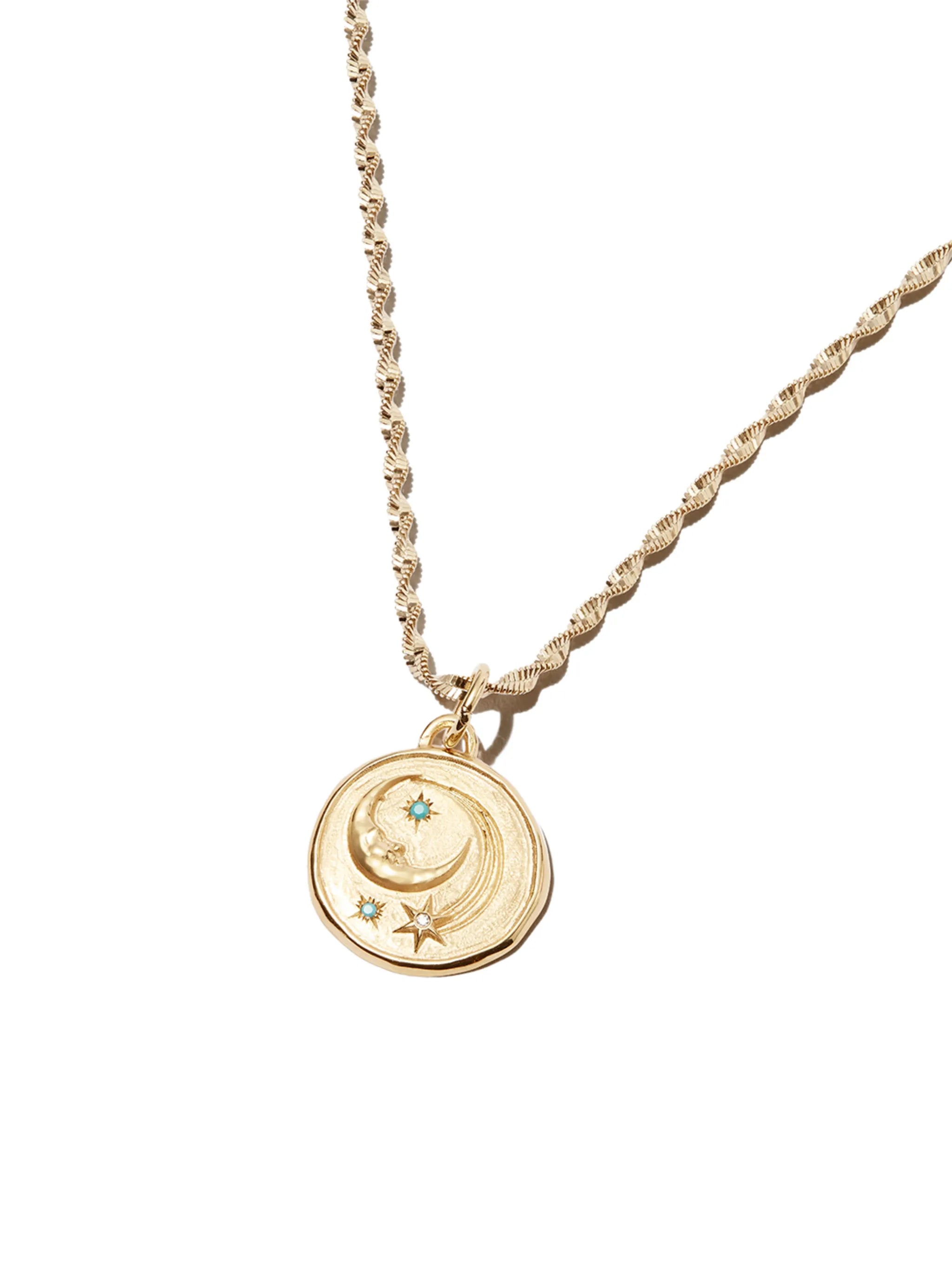 Luna Medusa chain necklace