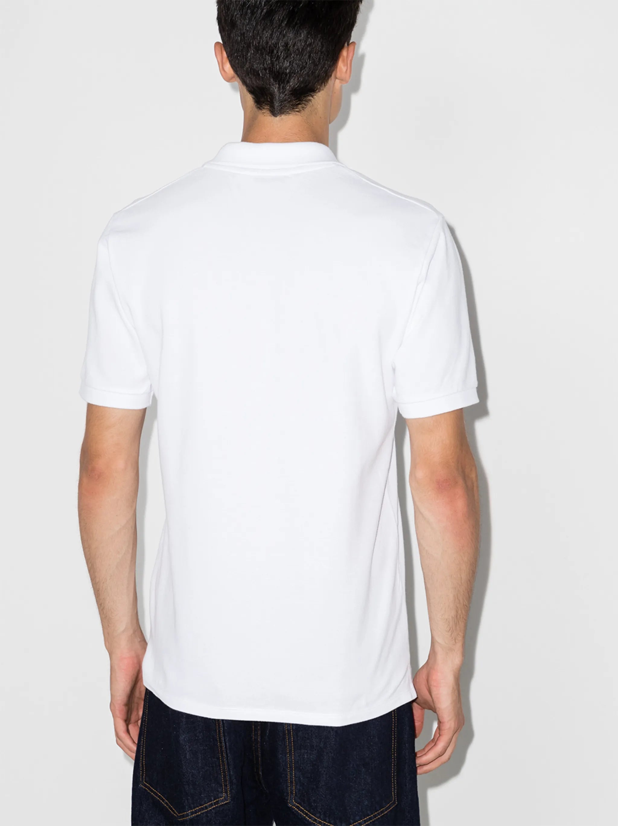 fox-patch polo shirt