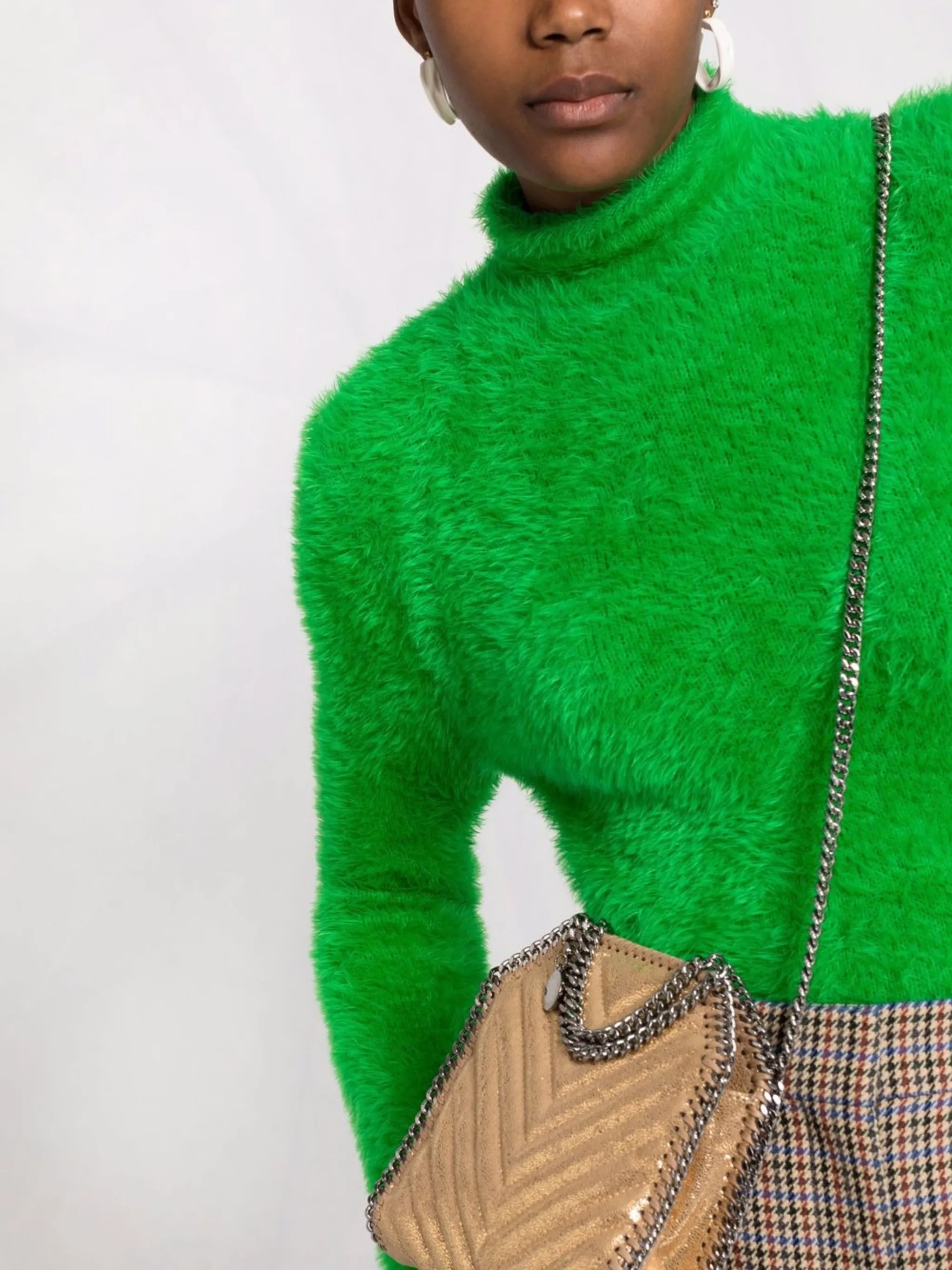Fur Free Fur rollneck jumper