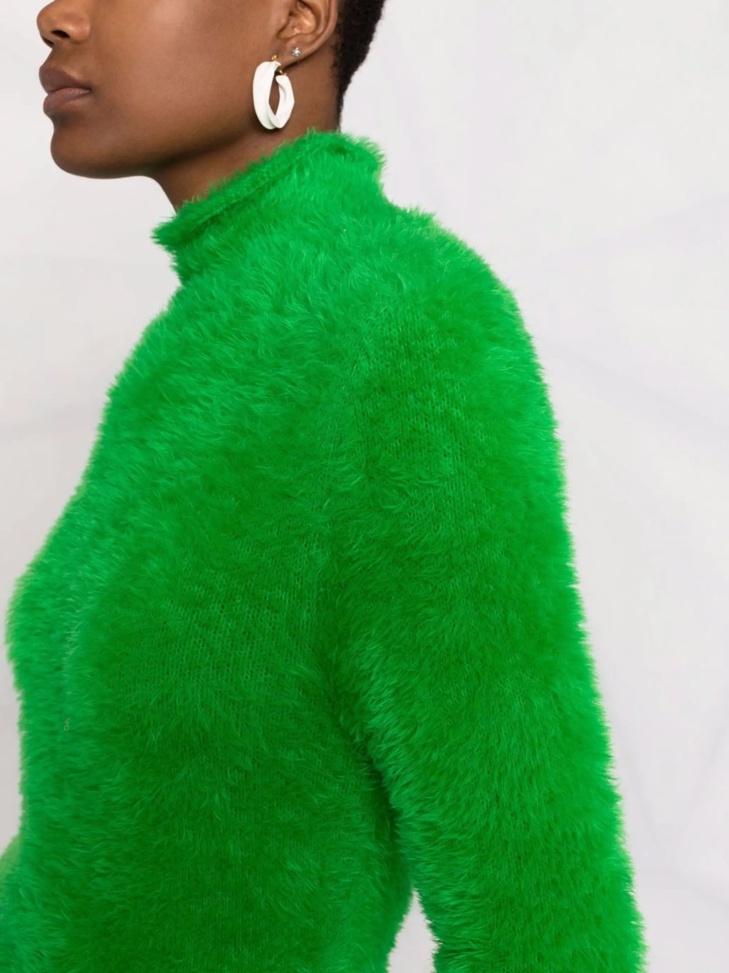 Fur Free Fur rollneck jumper
