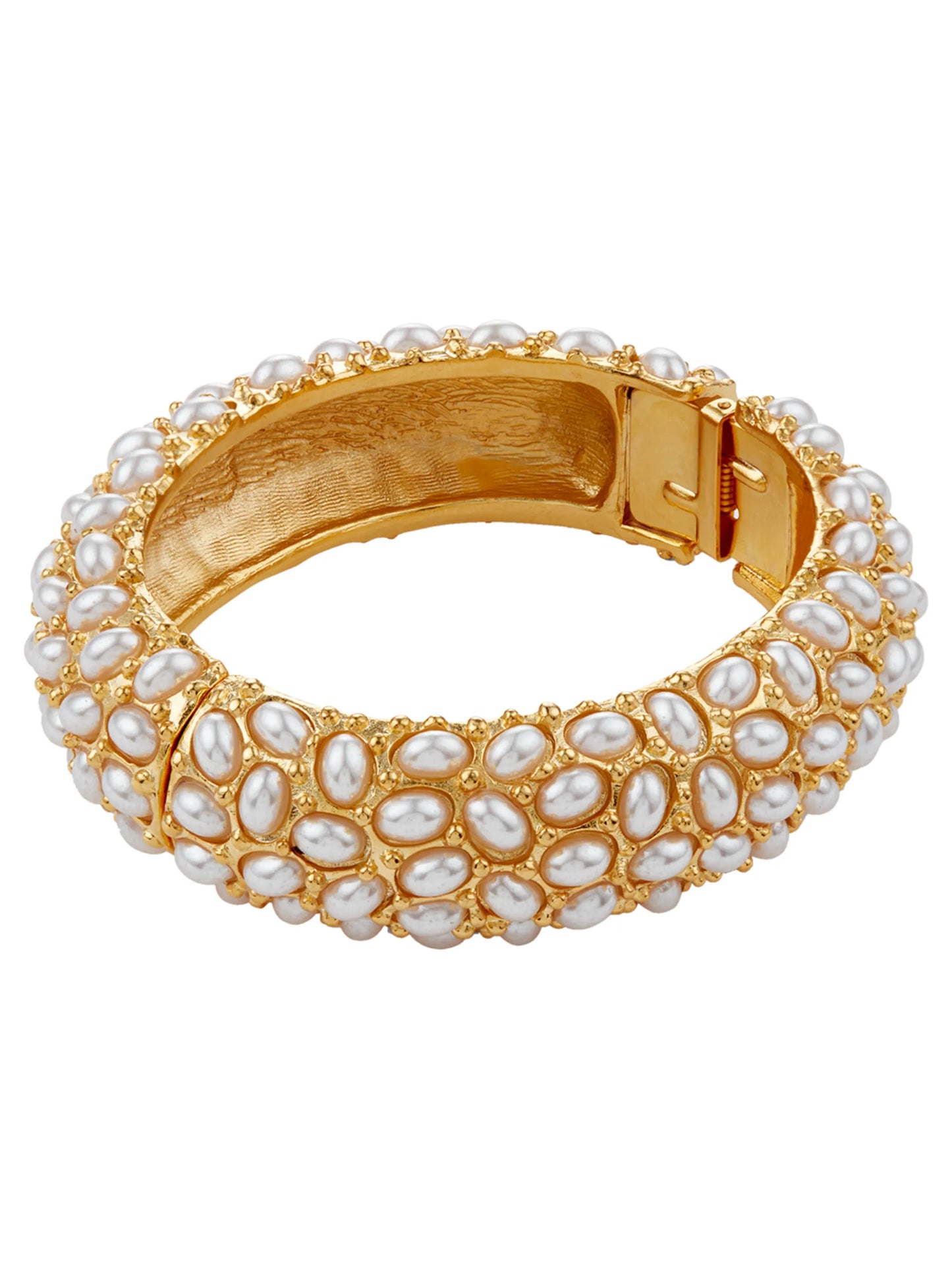 cabochon pearl bracelet