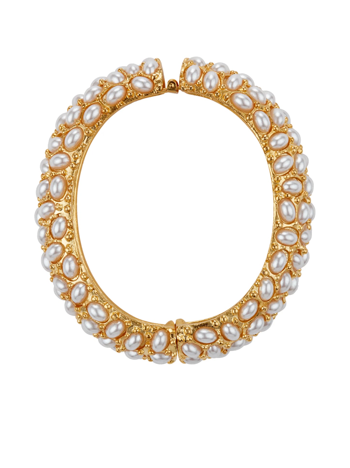 cabochon pearl bracelet