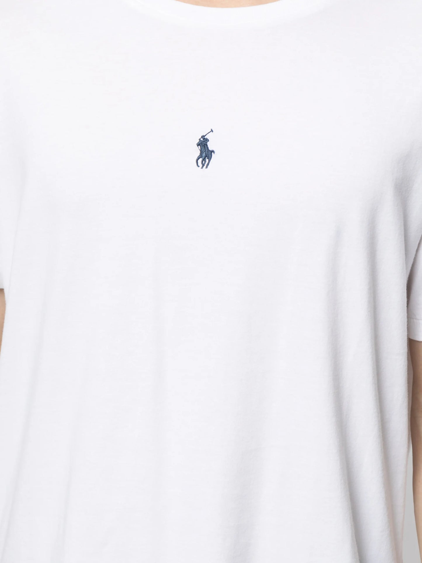 logo-embroidered cotton T-shirt