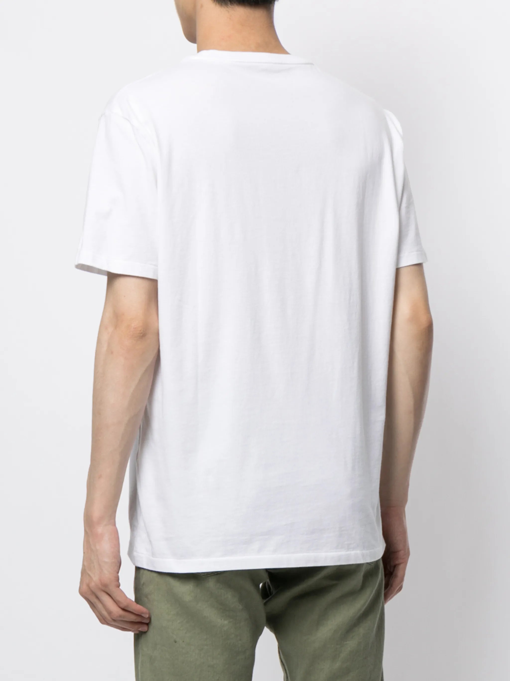logo-embroidered cotton T-shirt