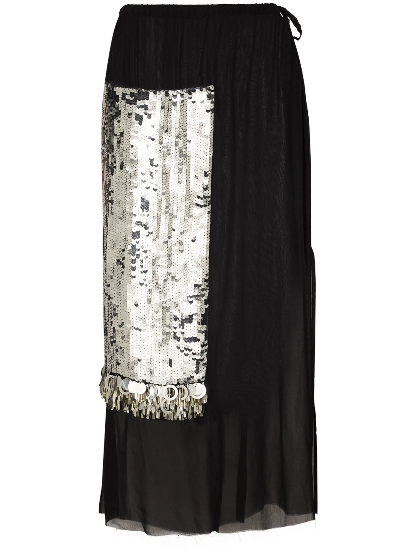 Syrine sequin-embellished pleated skirt