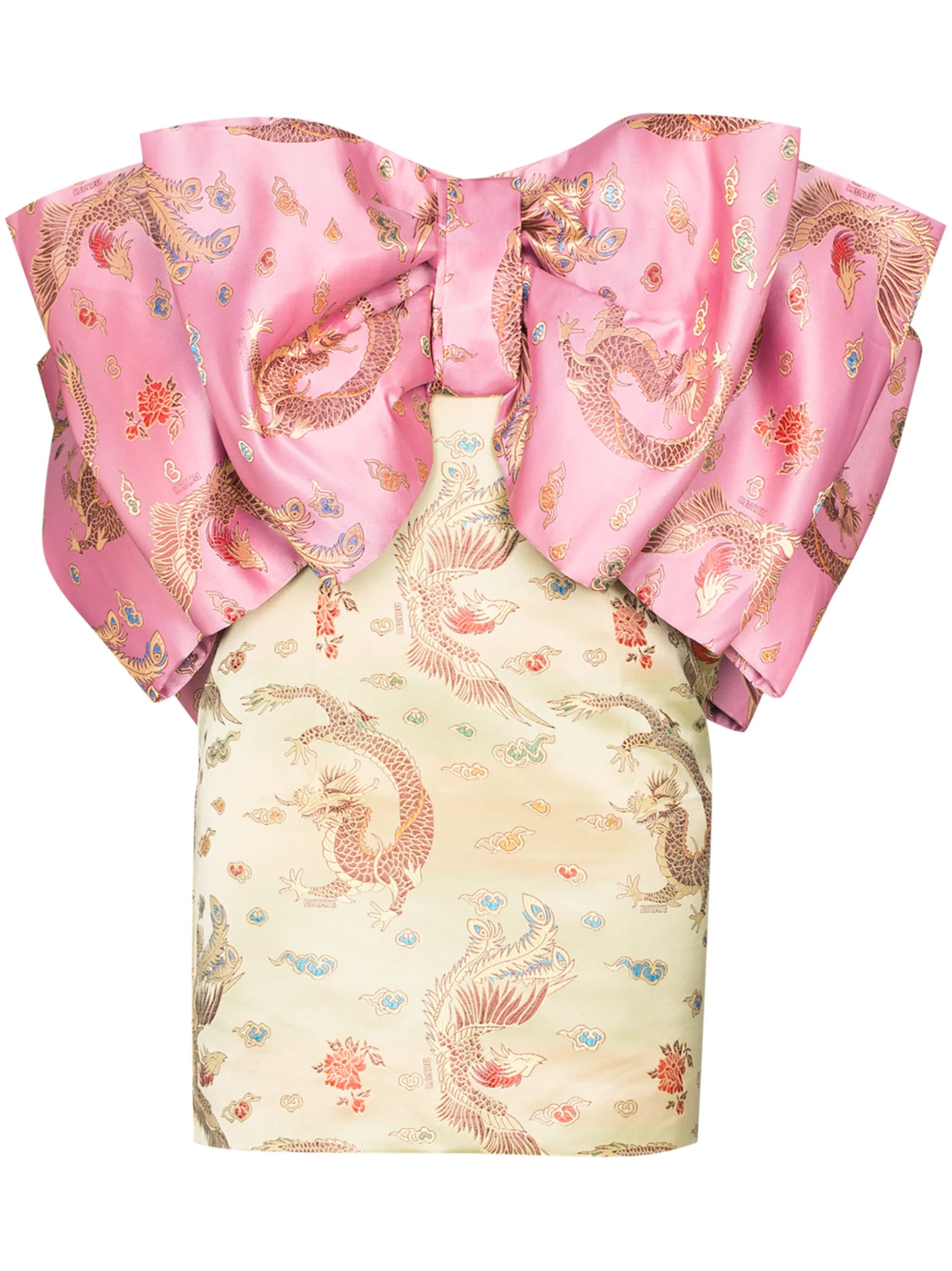 Silvia dragon mini dress