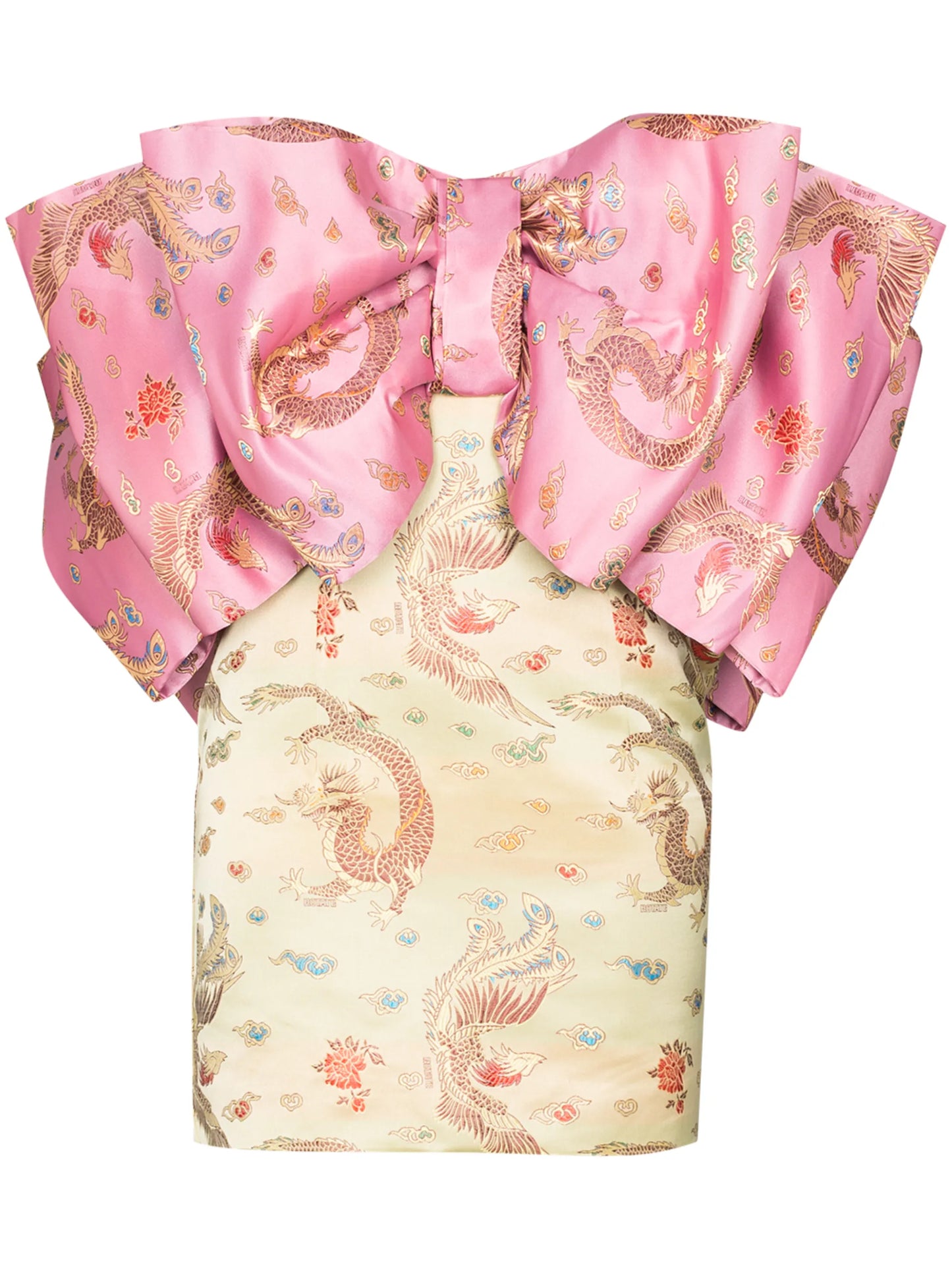 Silvia dragon mini dress