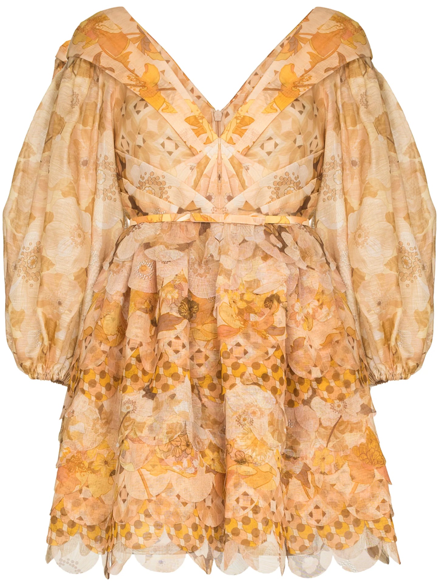 Tempo puff-sleeve dress