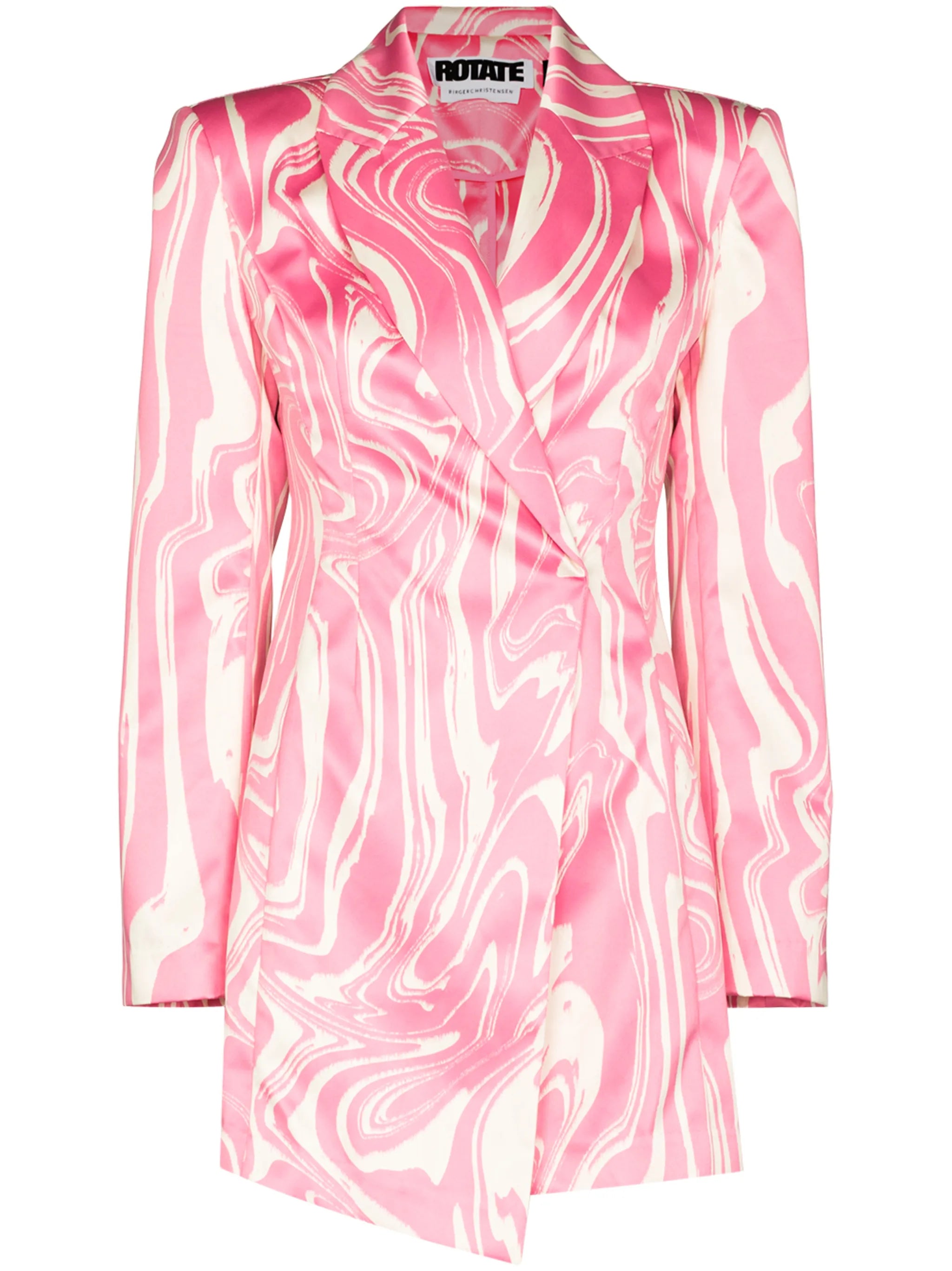 Shannon swirl print mini dress