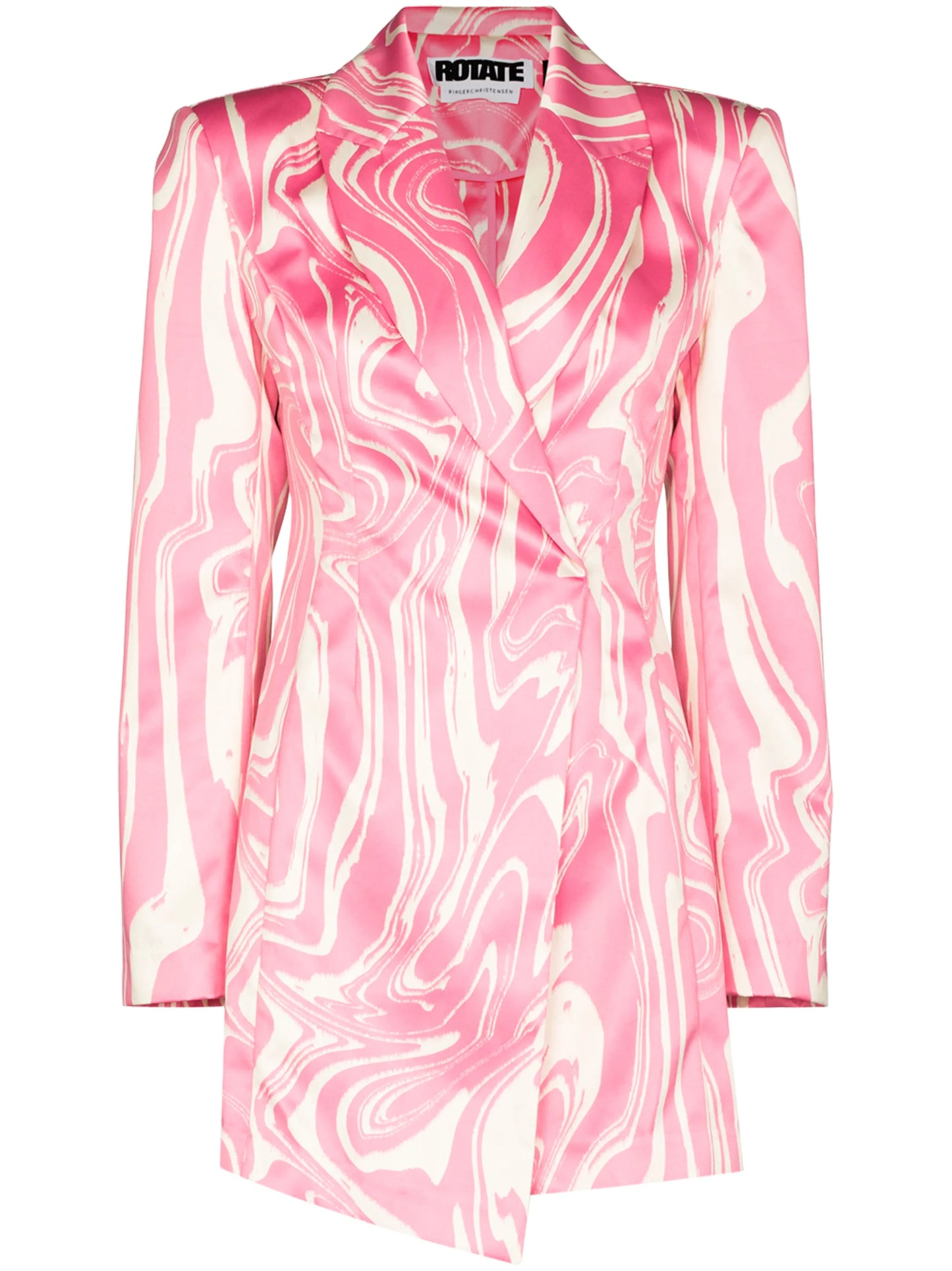 Shannon swirl print mini dress