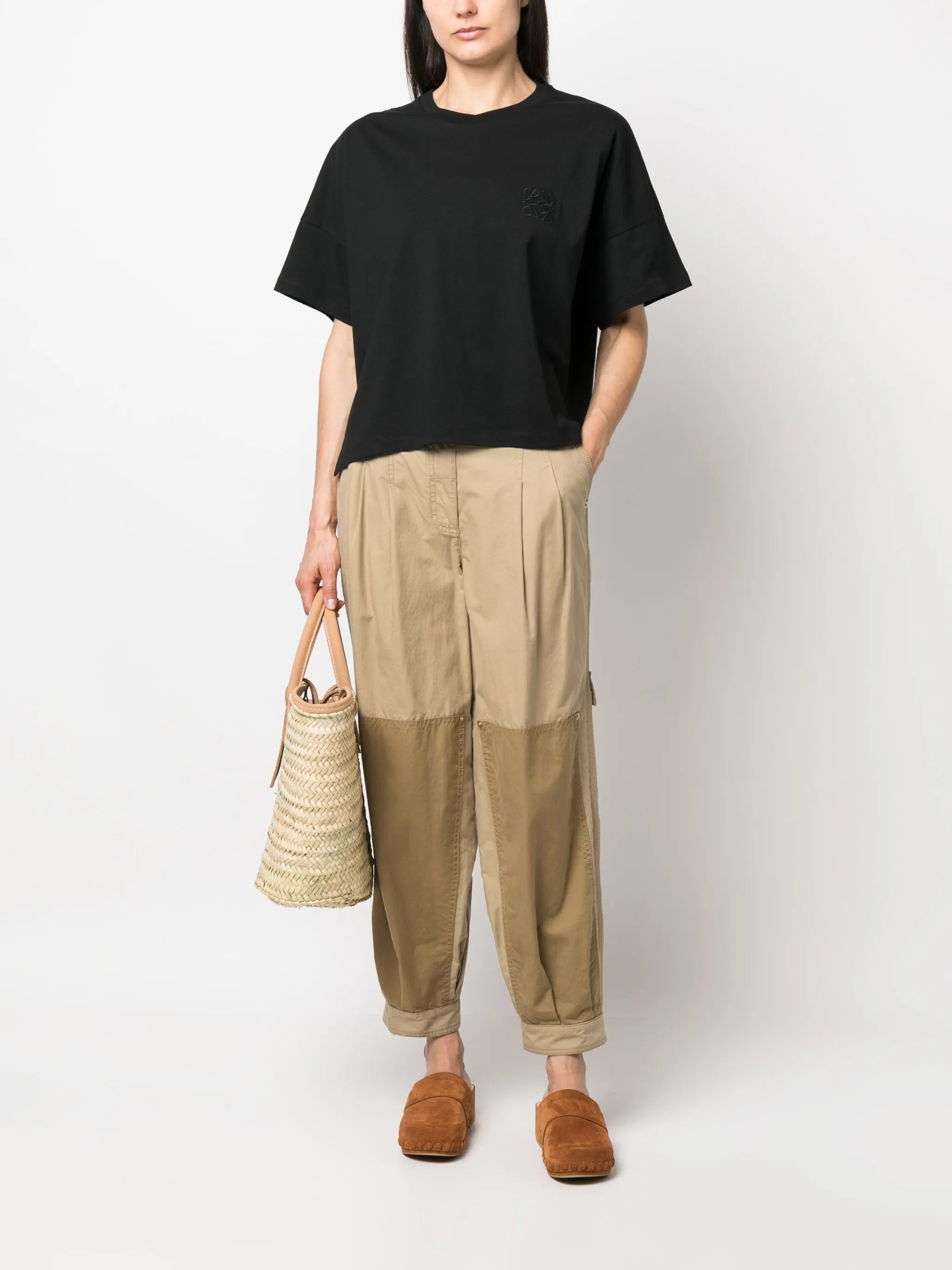 Anagram embroidered T-shirt