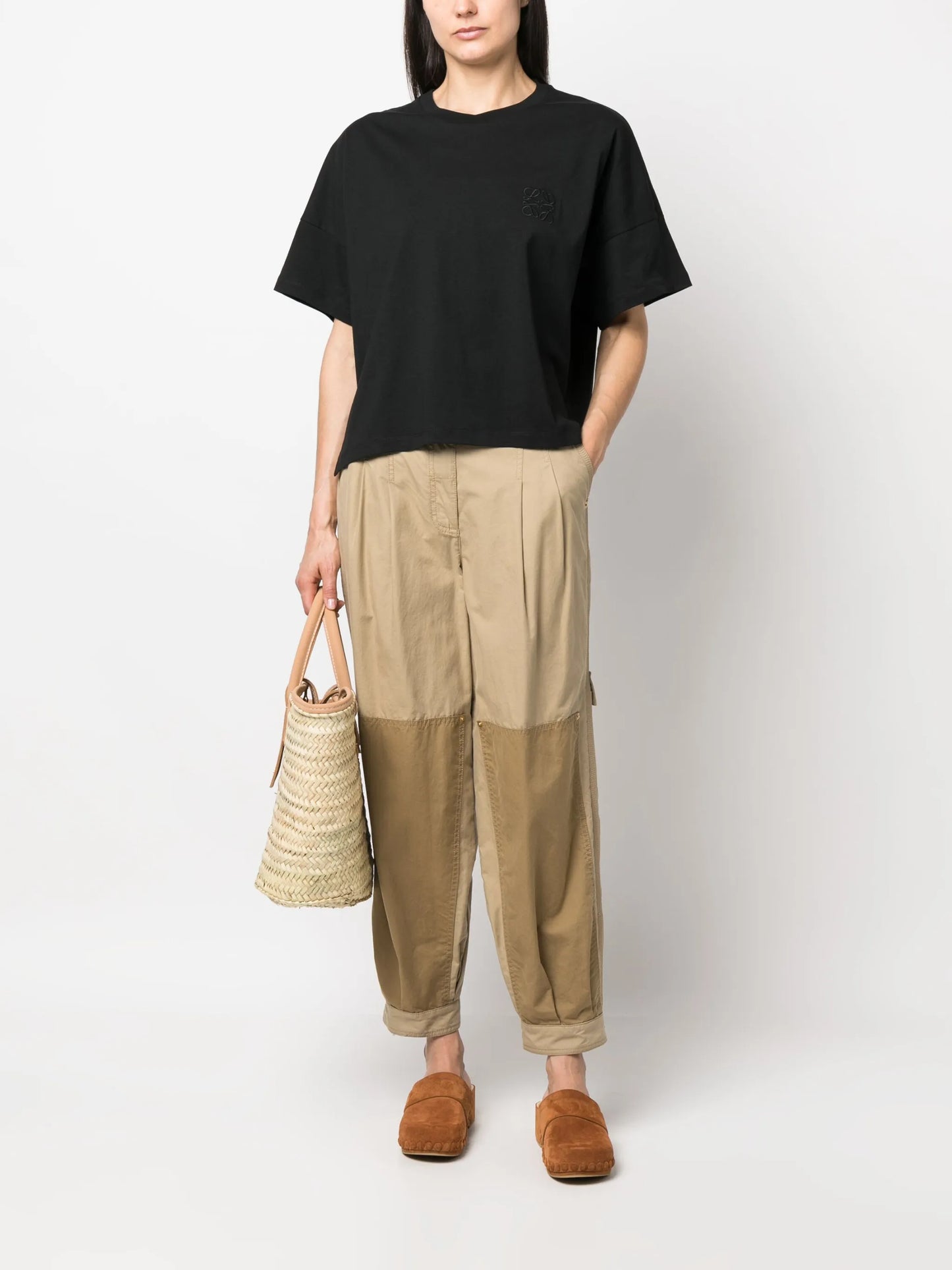 Anagram embroidered T-shirt