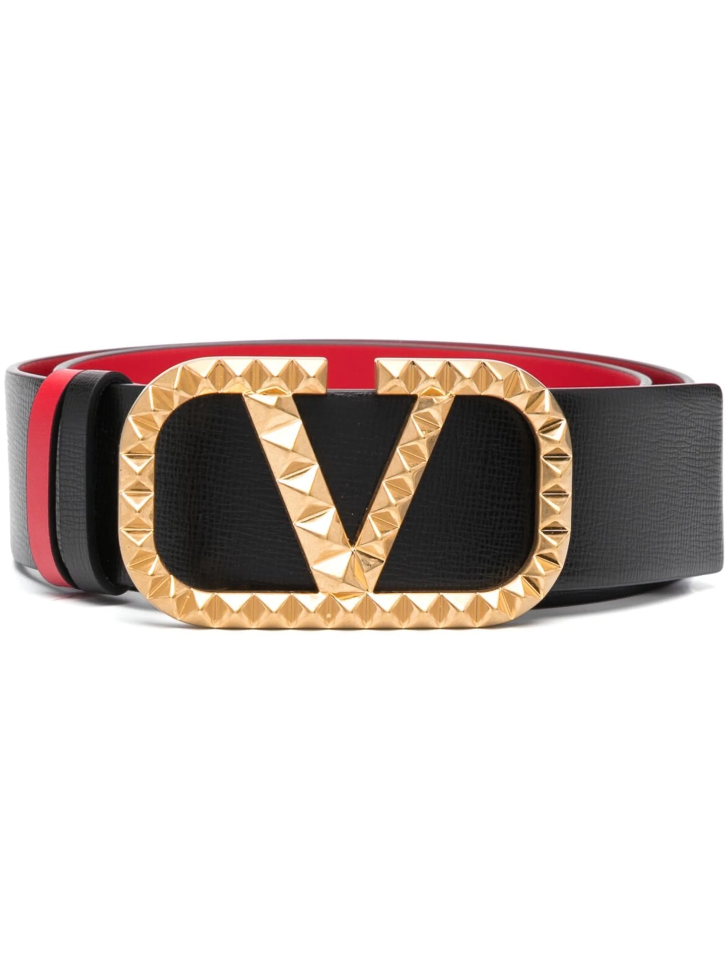 VLogo Signature leather belt