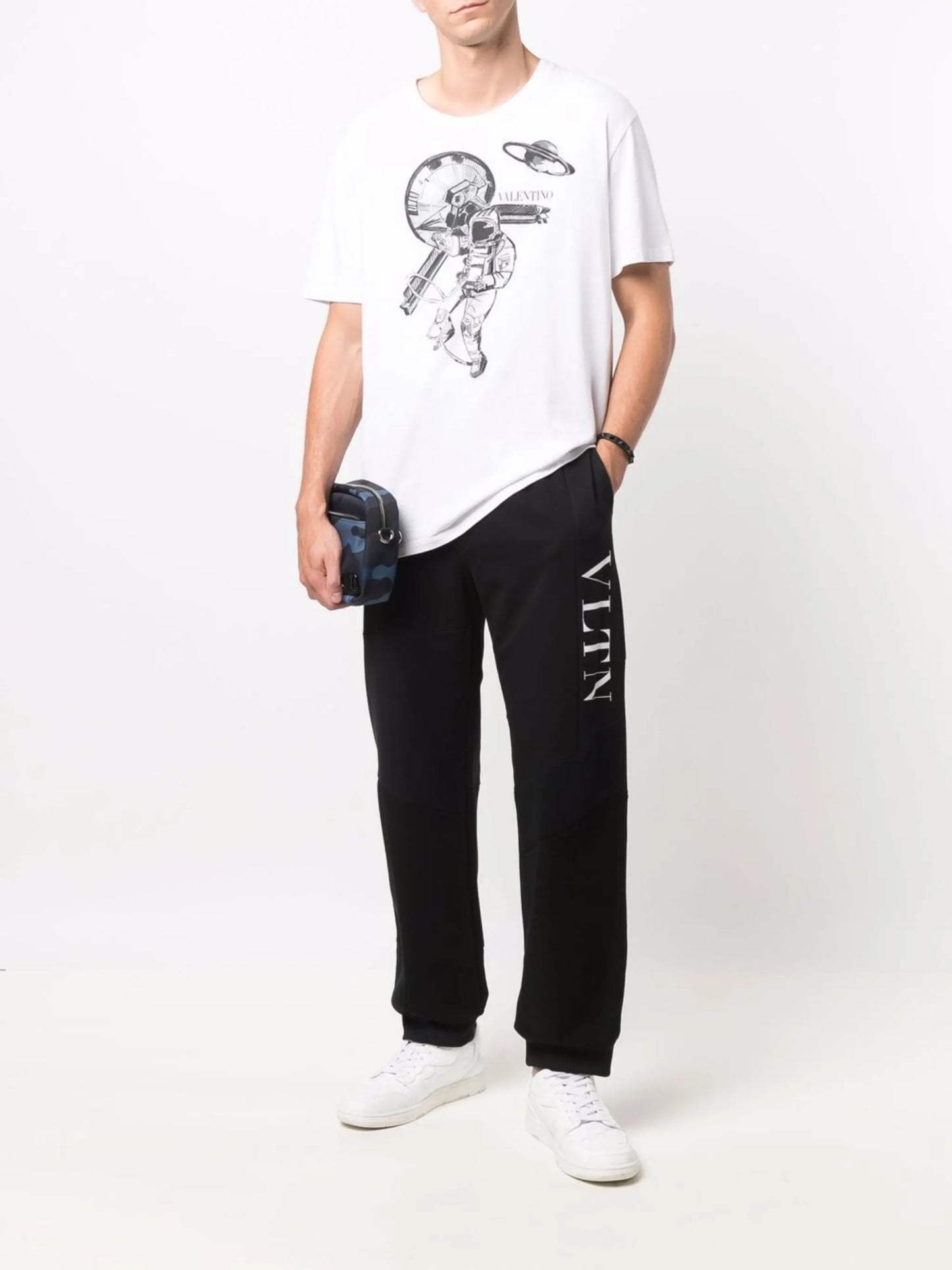 VLTN-print track pants