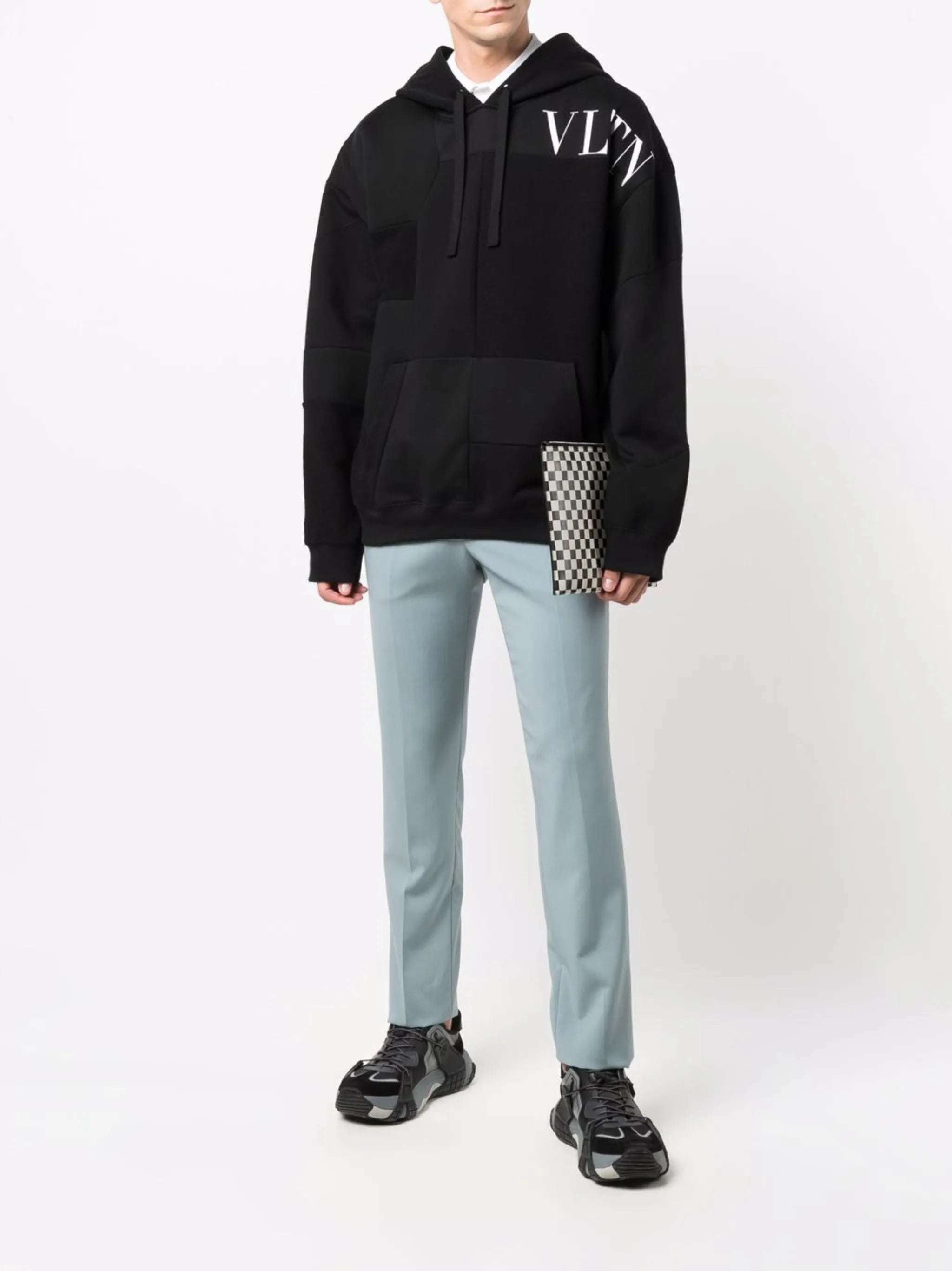 VLTN logo-print hoodie