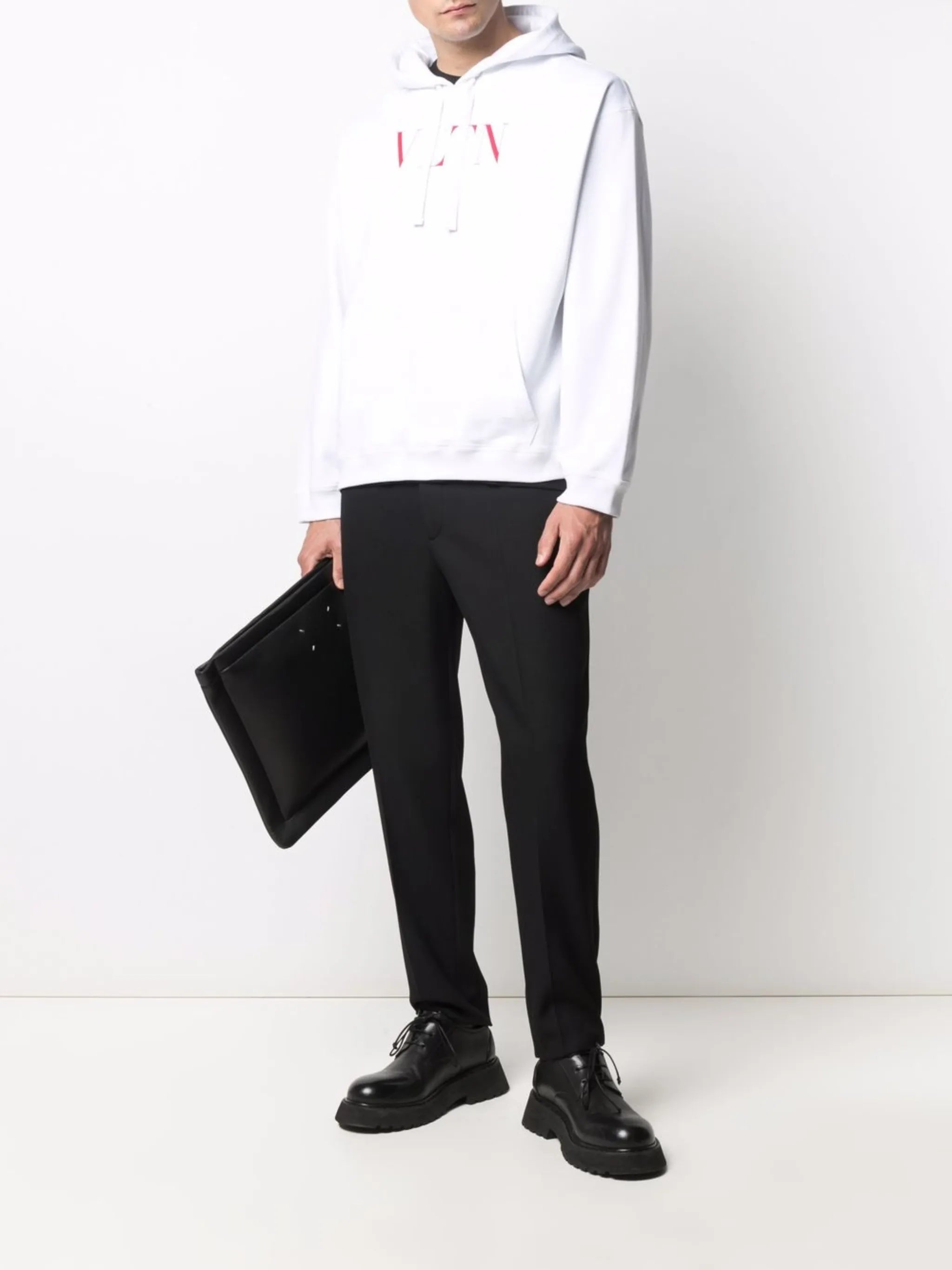 VLTN logo-print hoodie