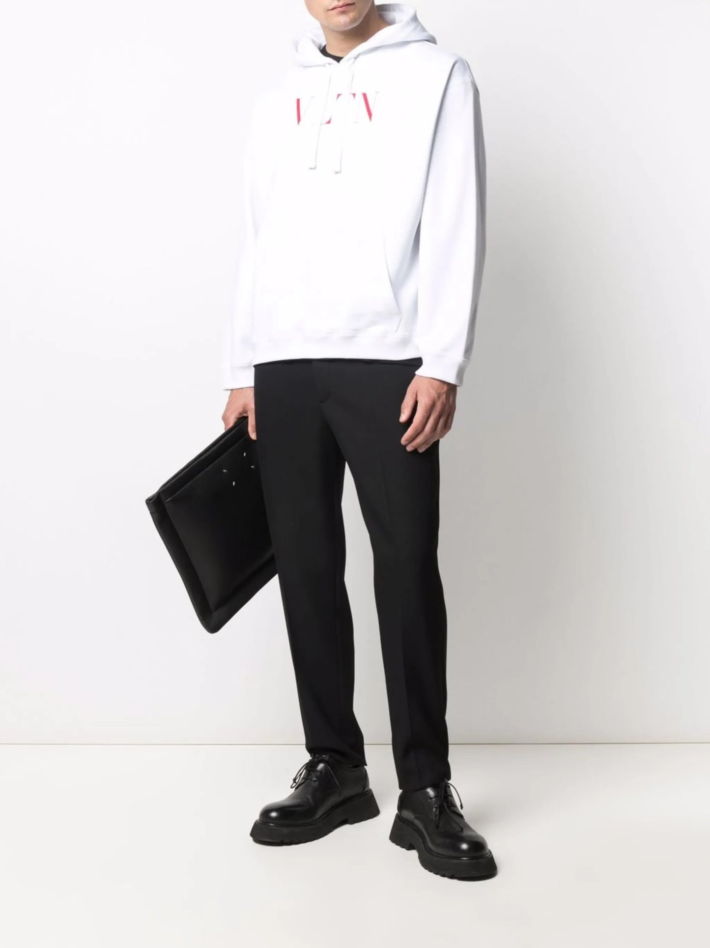 VLTN logo-print hoodie