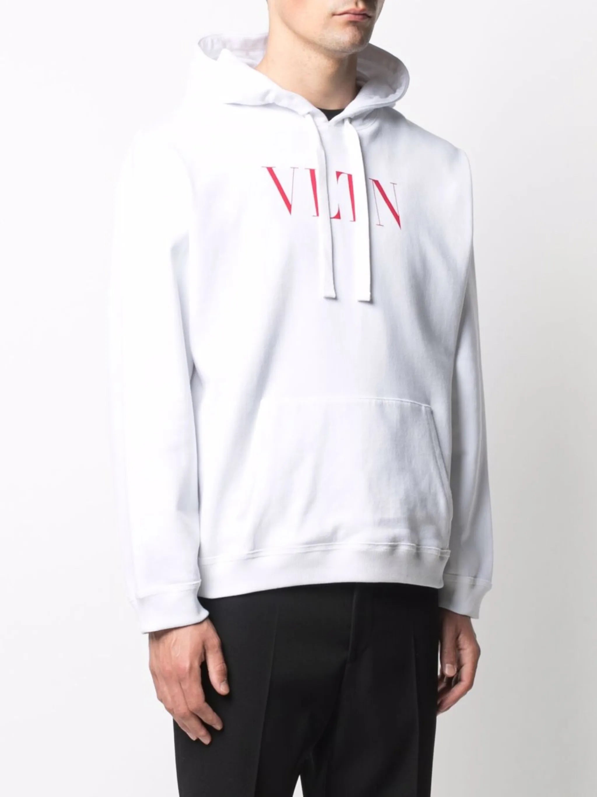 VLTN logo-print hoodie