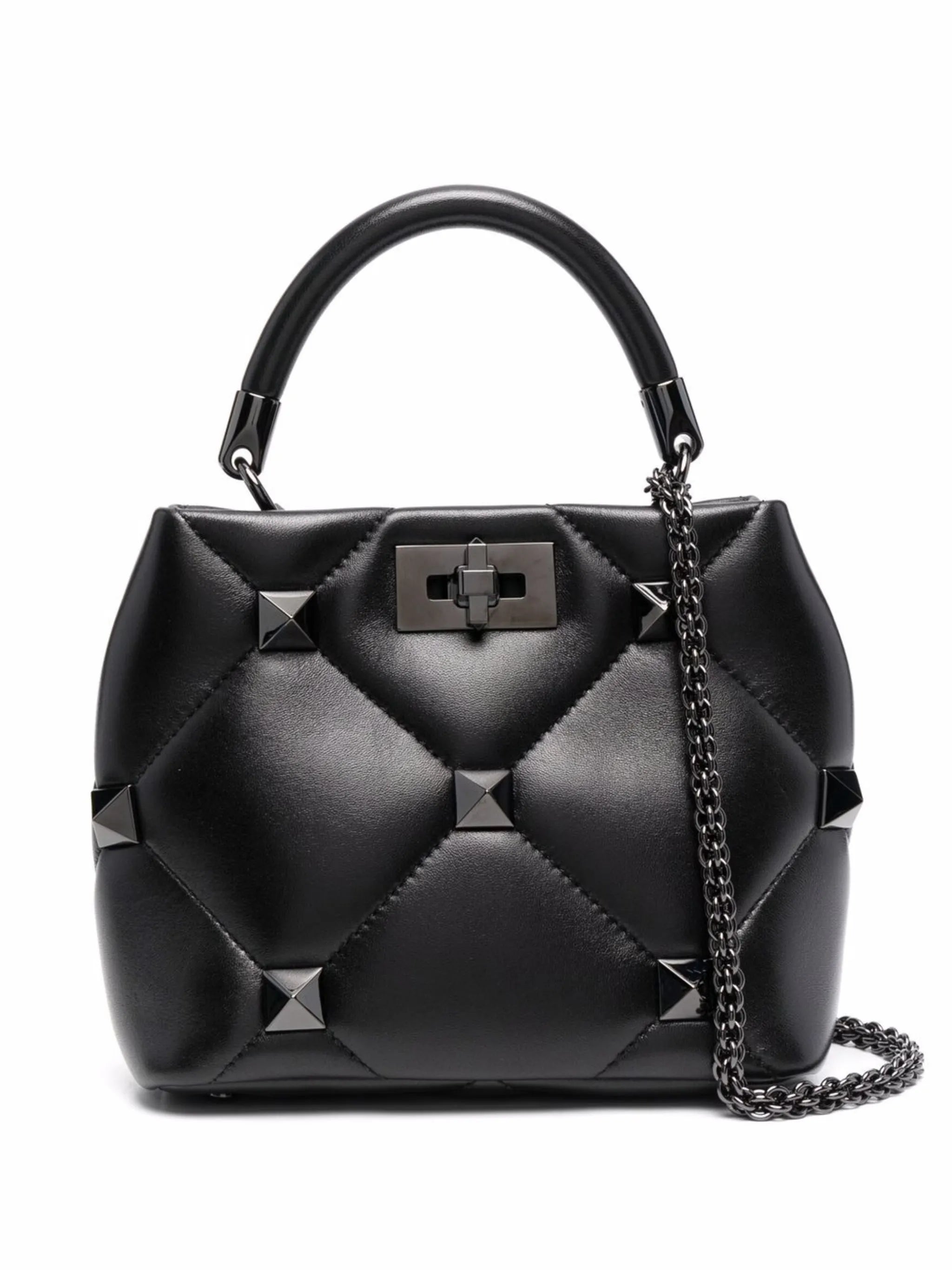 Roman Stud leather tote bag