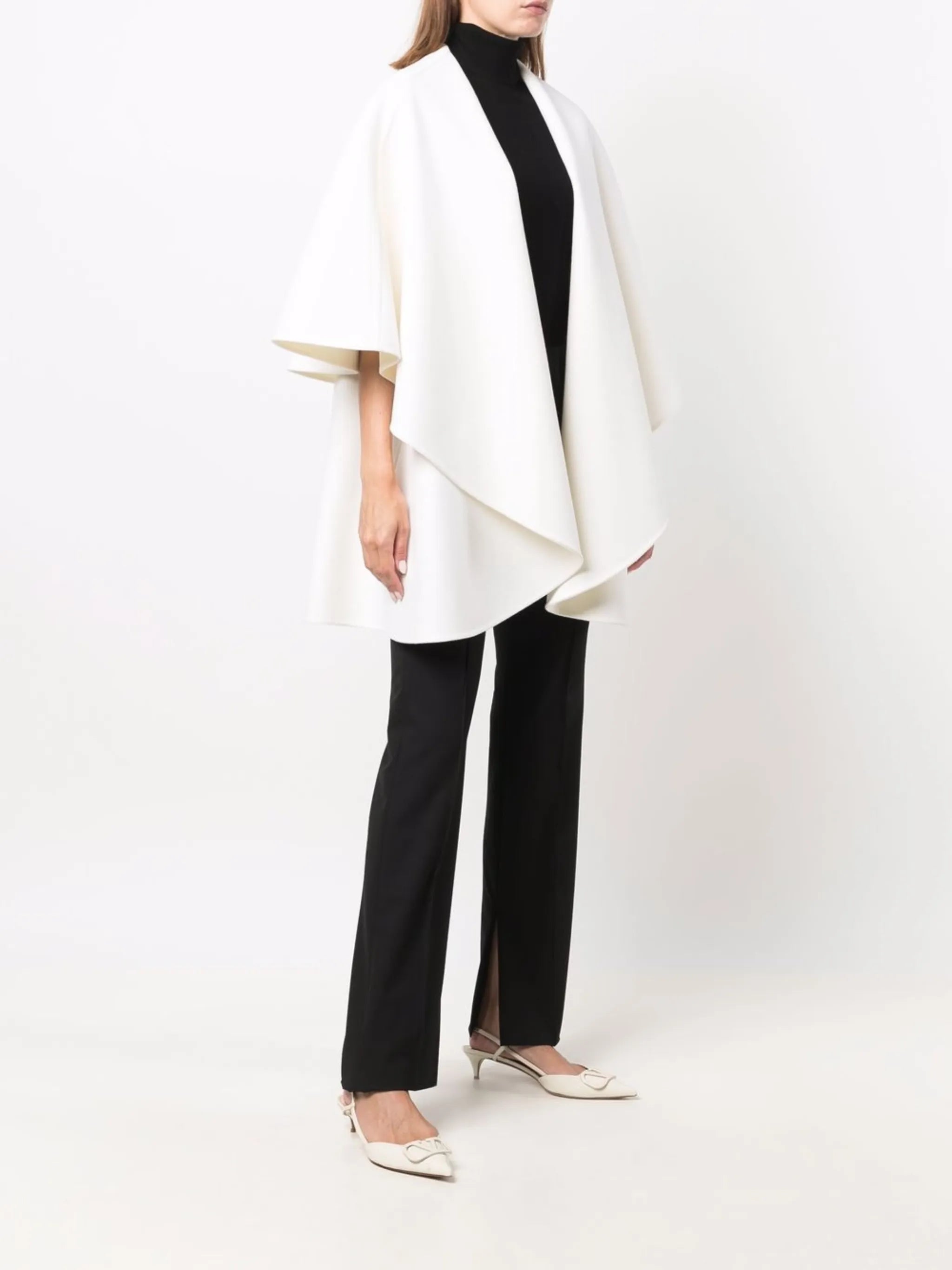 draped short cape