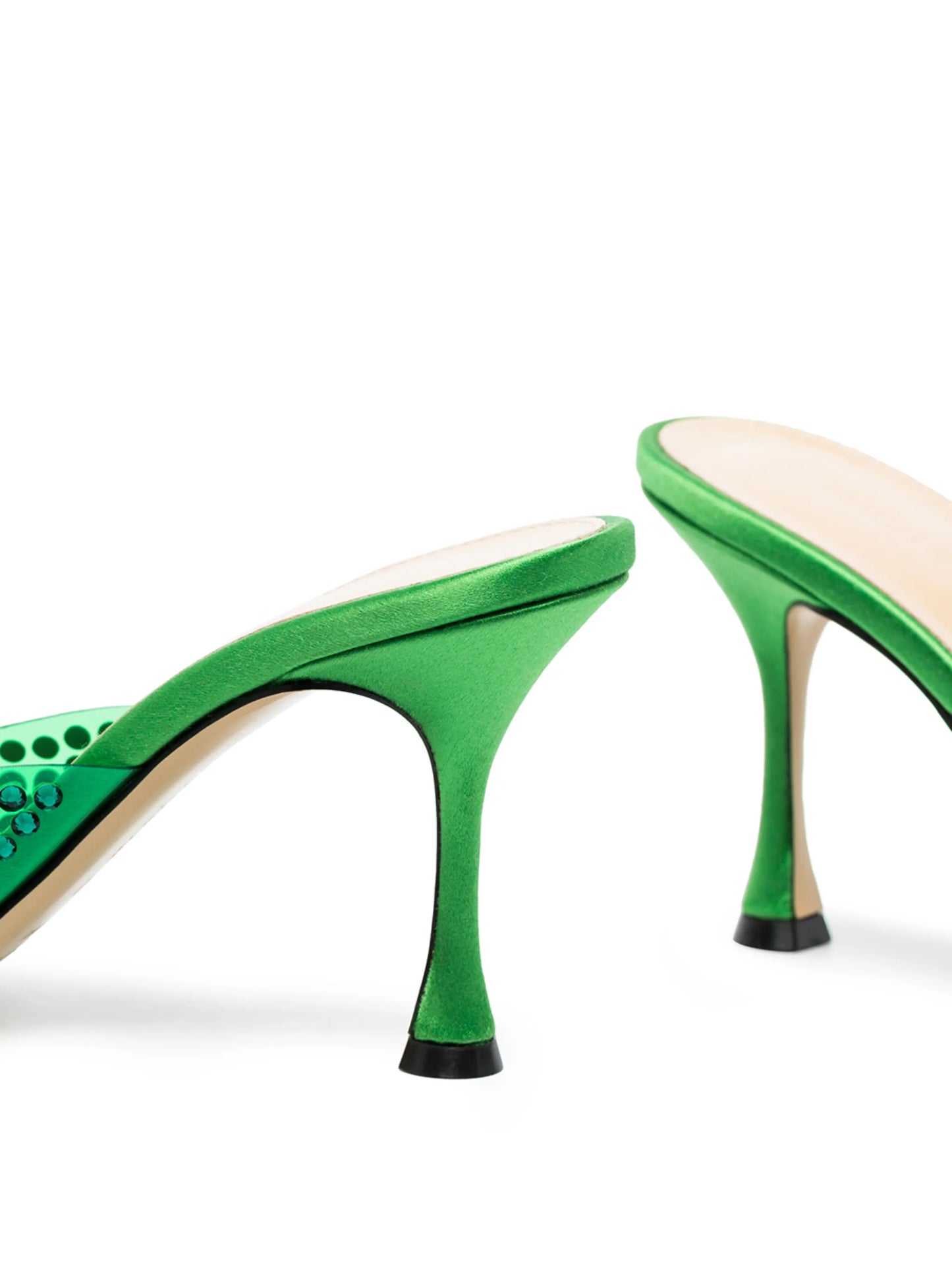 Carrie crystal-embellished mules