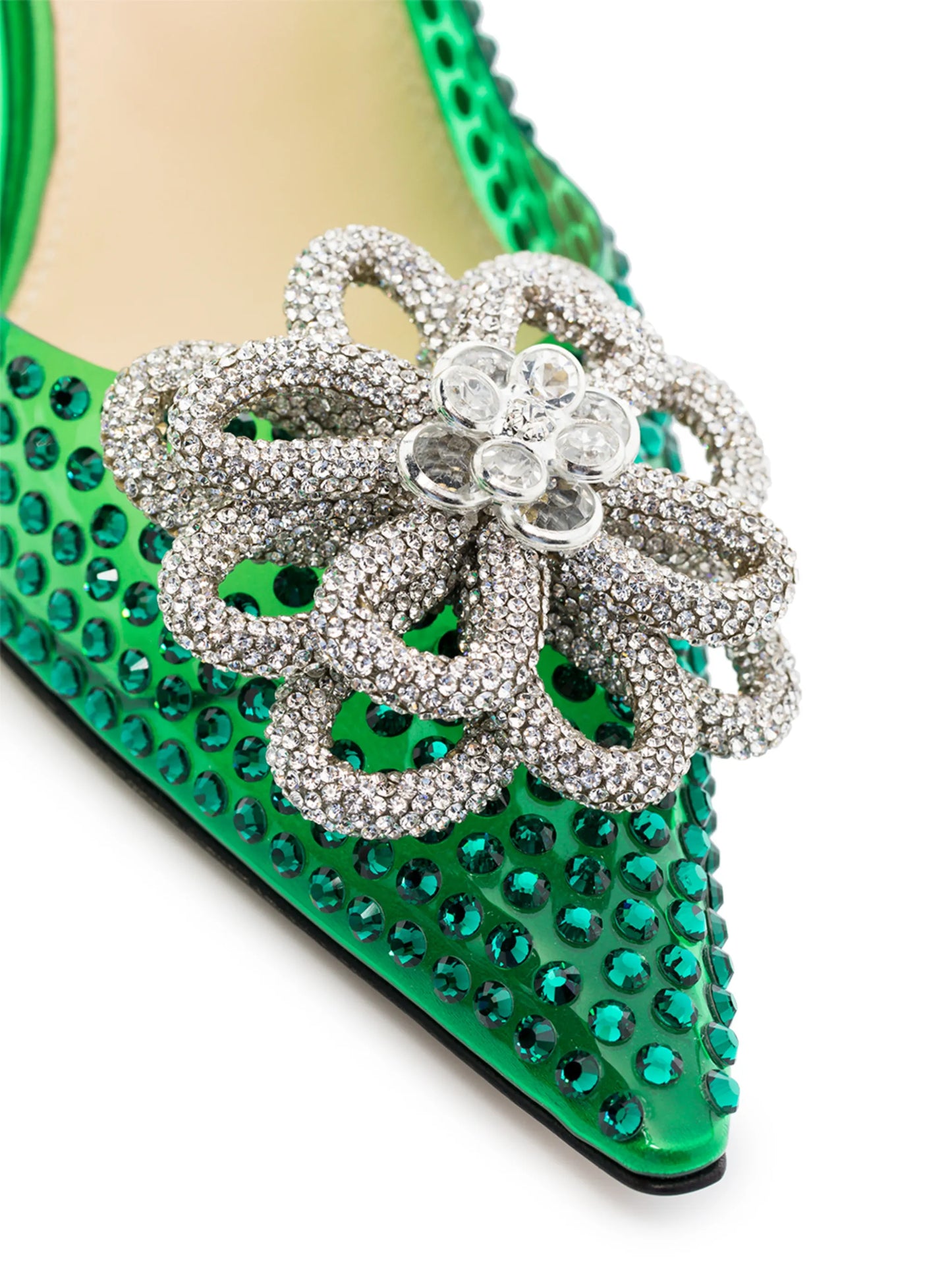 Carrie crystal-embellished mules