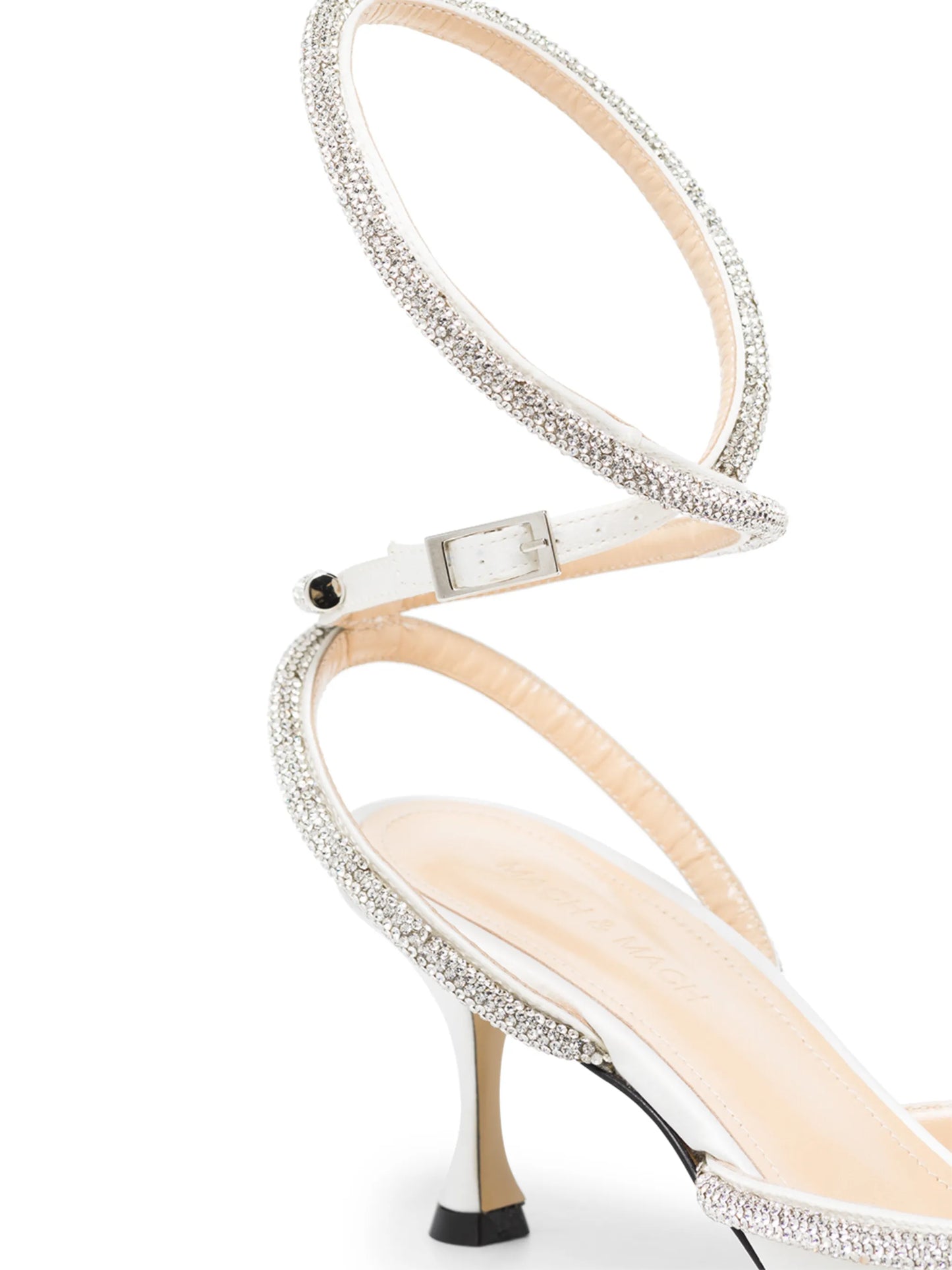 Double Bow 65mm leather pumps