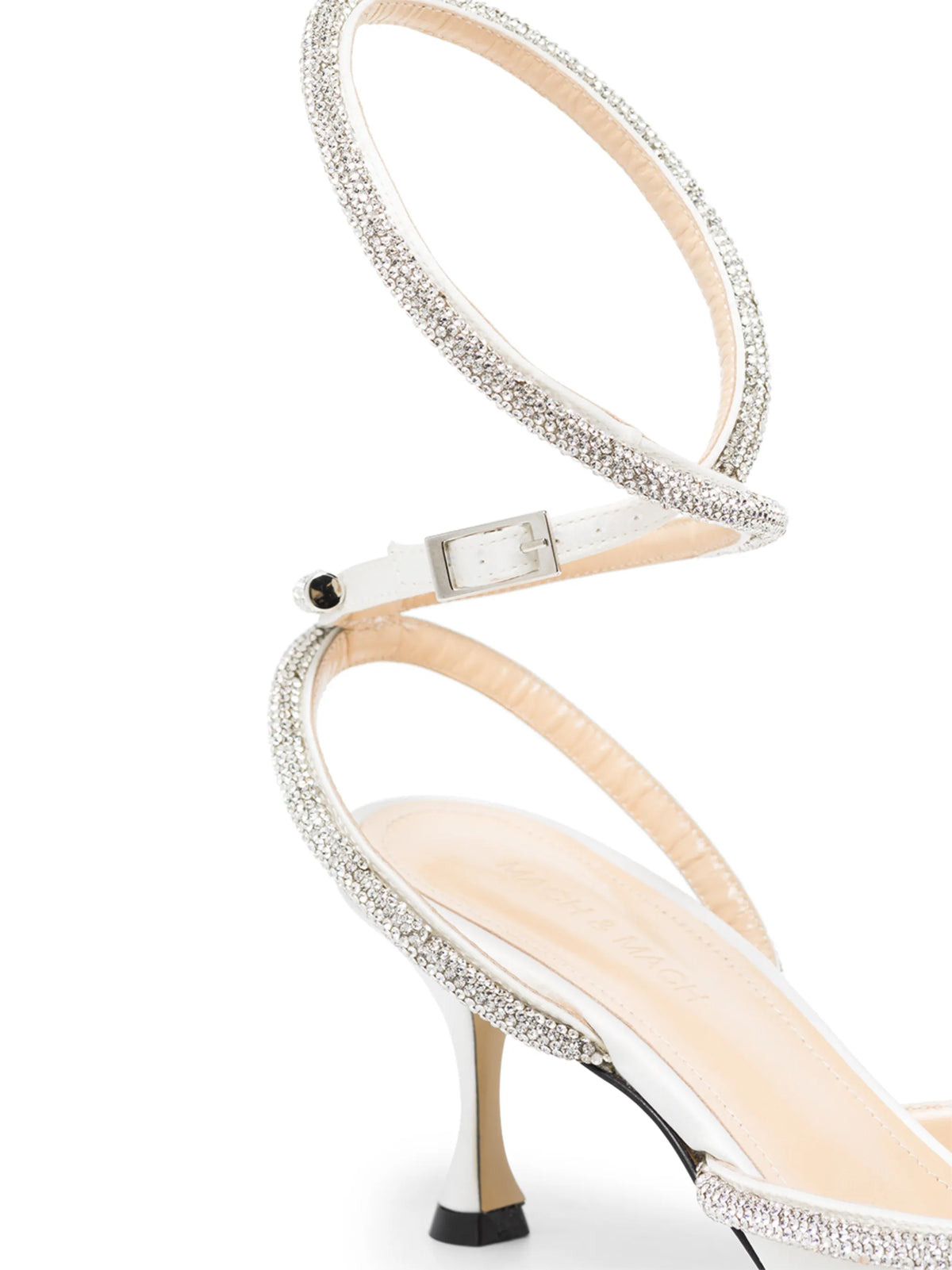 Double Bow 65mm leather pumps