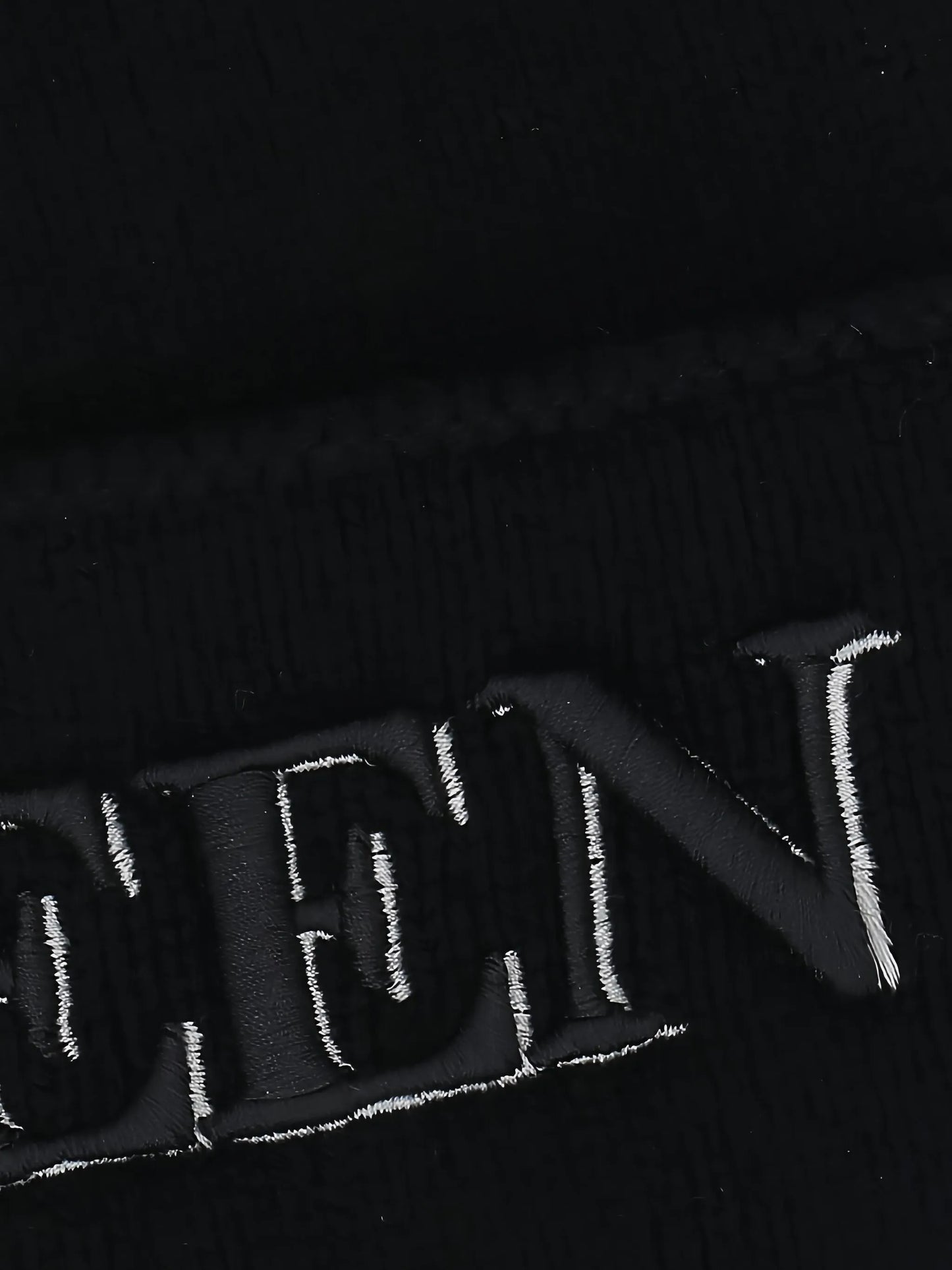 embroidered-logo beanie