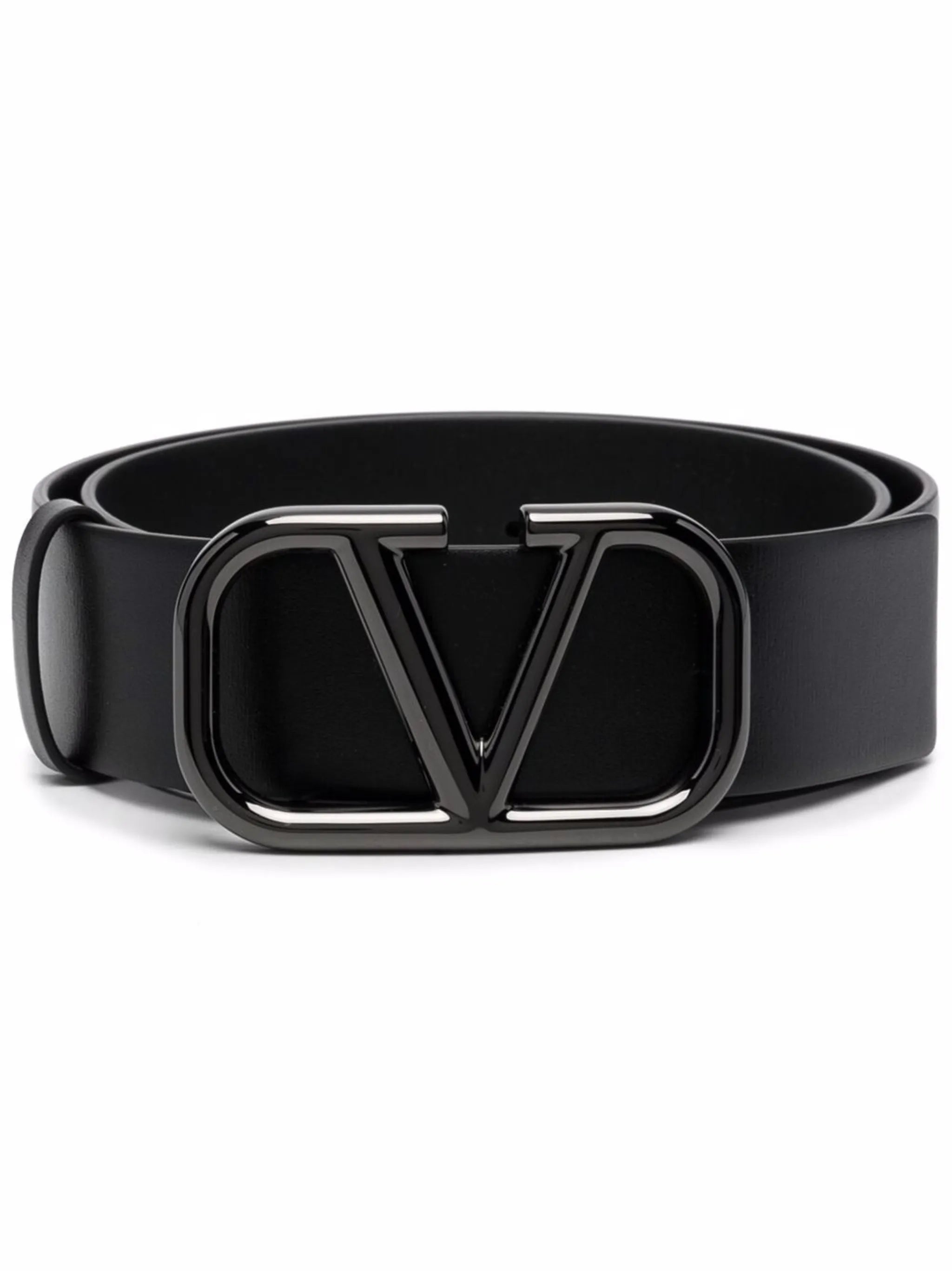 VLogo Signature leather belt